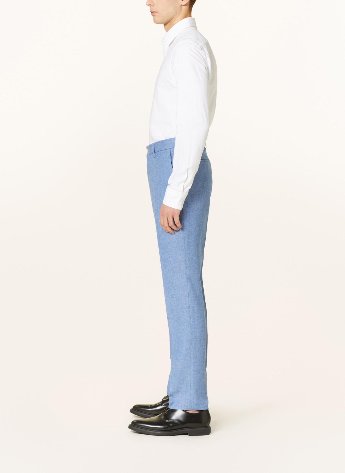 BOSS Spodnie garniturowe LENON regular fit, Kolor: 413 NAVY (Obrazek 5)