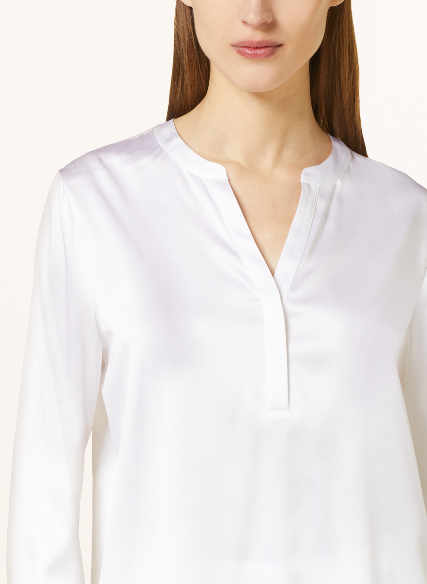 HERZEN'S ANGELEGENHEIT Shirt blouse in silk, Color: WHITE (Image 4)