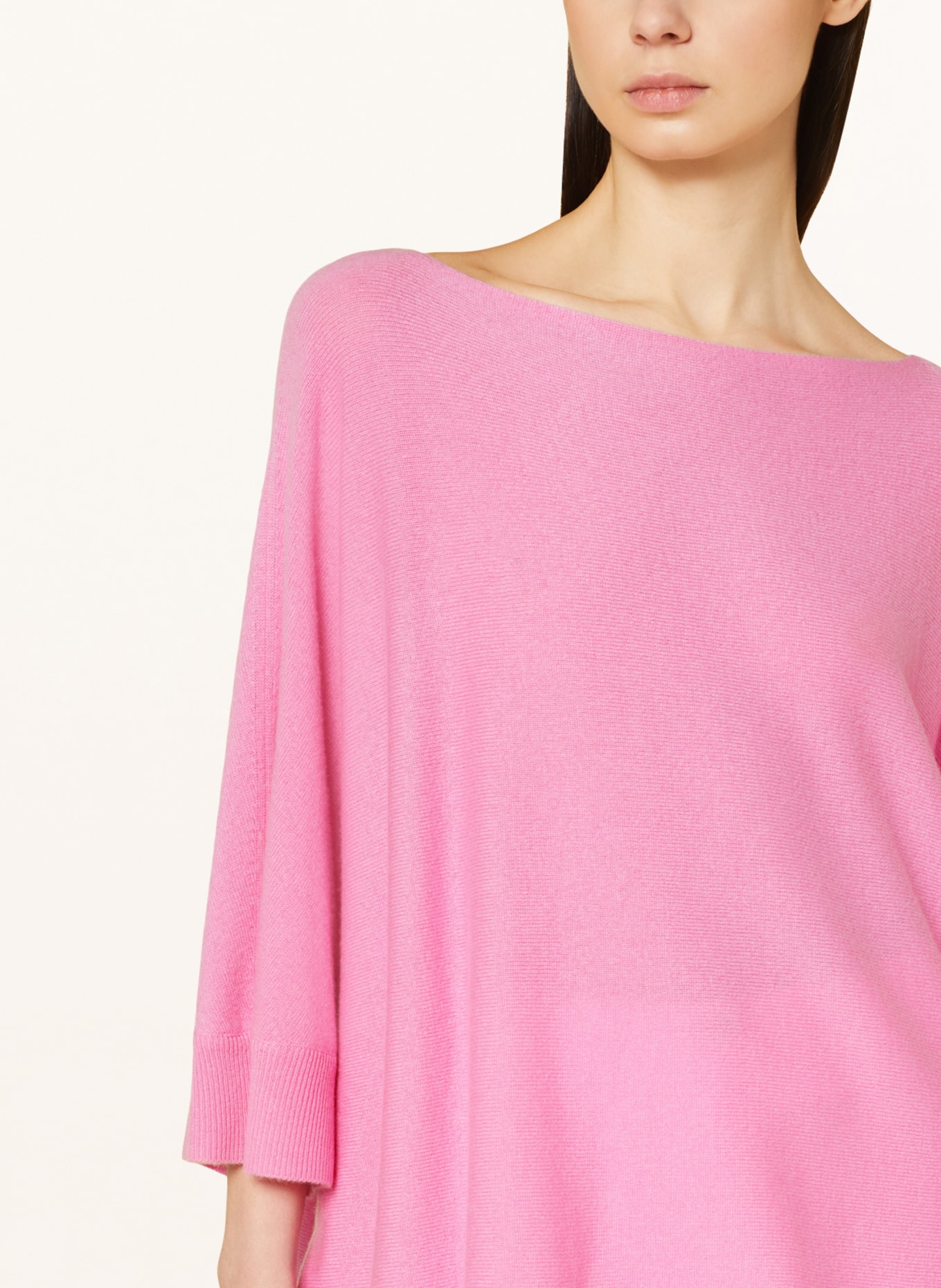 HERZEN'S ANGELEGENHEIT Sweter oversize z kaszmirem, Kolor: MOCNORÓŻOWY (Obrazek 4)