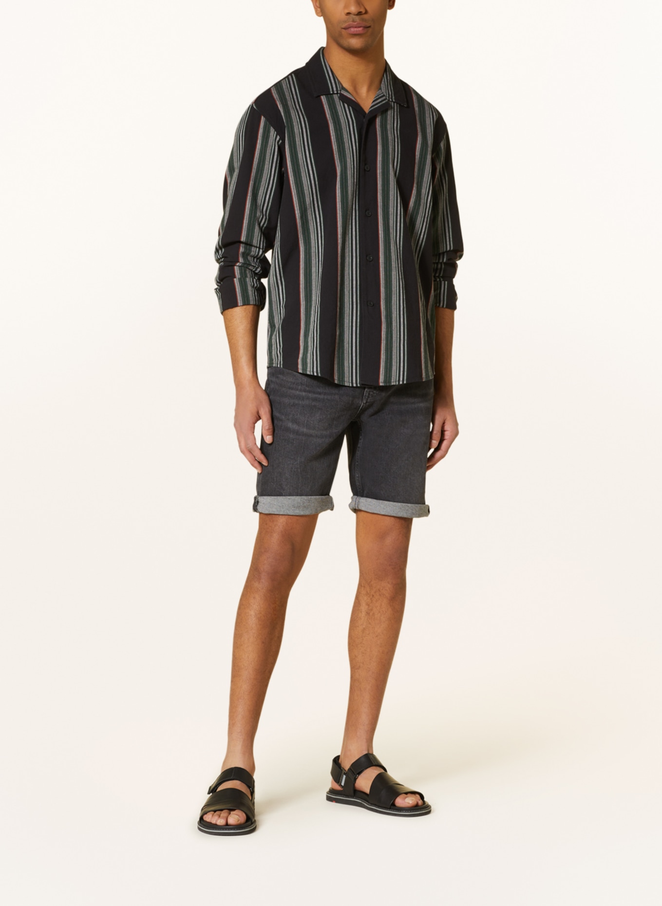 Marc O'Polo DENIM Resorthemd Regular Fit, Farbe: DUNKELBLAU/ DUNKELGRÜN/ GRAU (Bild 2)