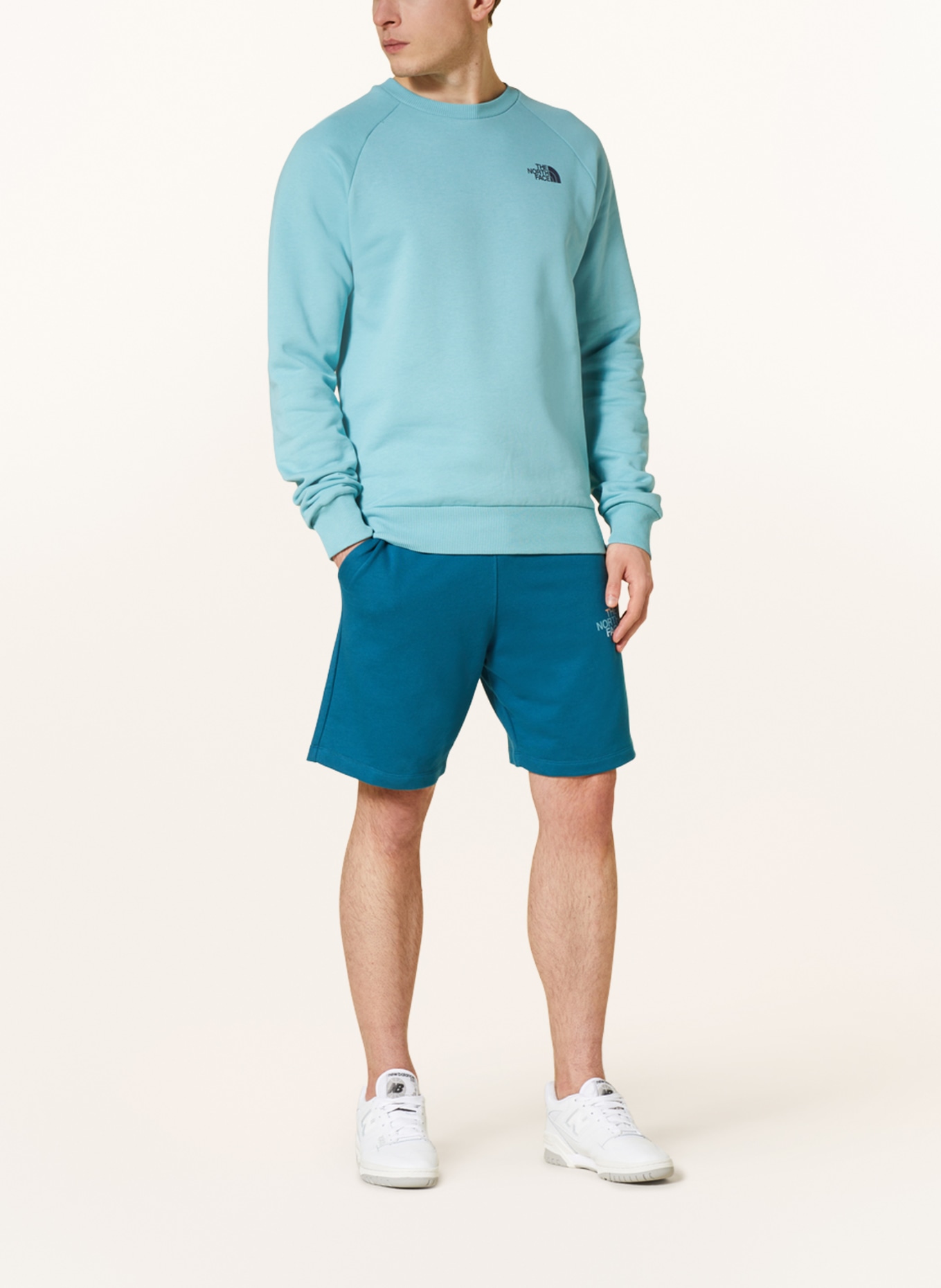 THE NORTH FACE Sweat shorts, Color: TEAL (Image 2)
