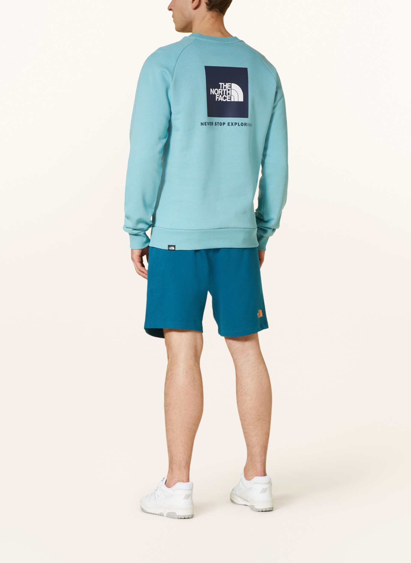 THE NORTH FACE Sweat shorts, Color: TEAL (Image 3)