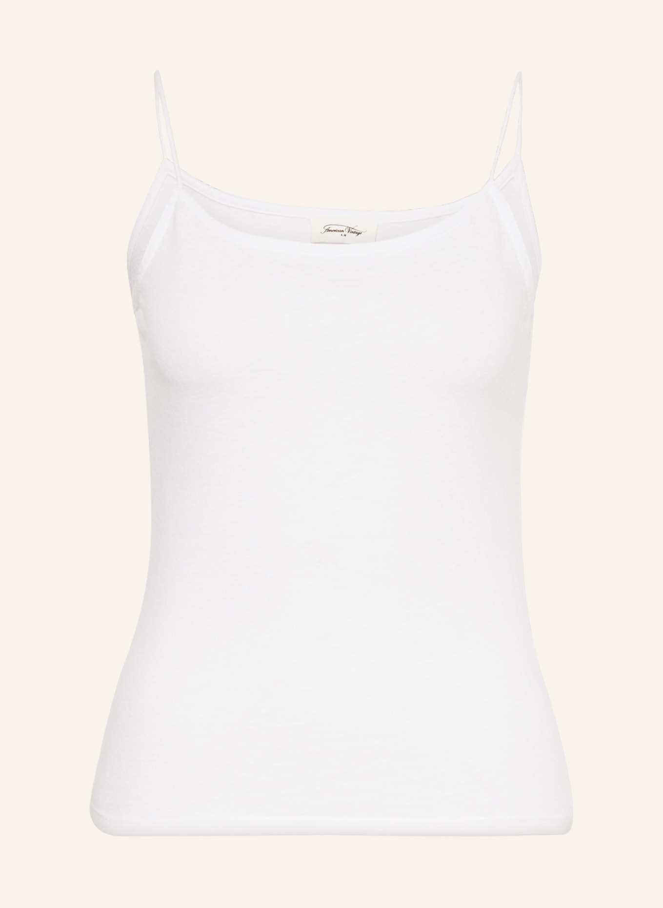 American Vintage Top, Color: WHITE (Image 1)