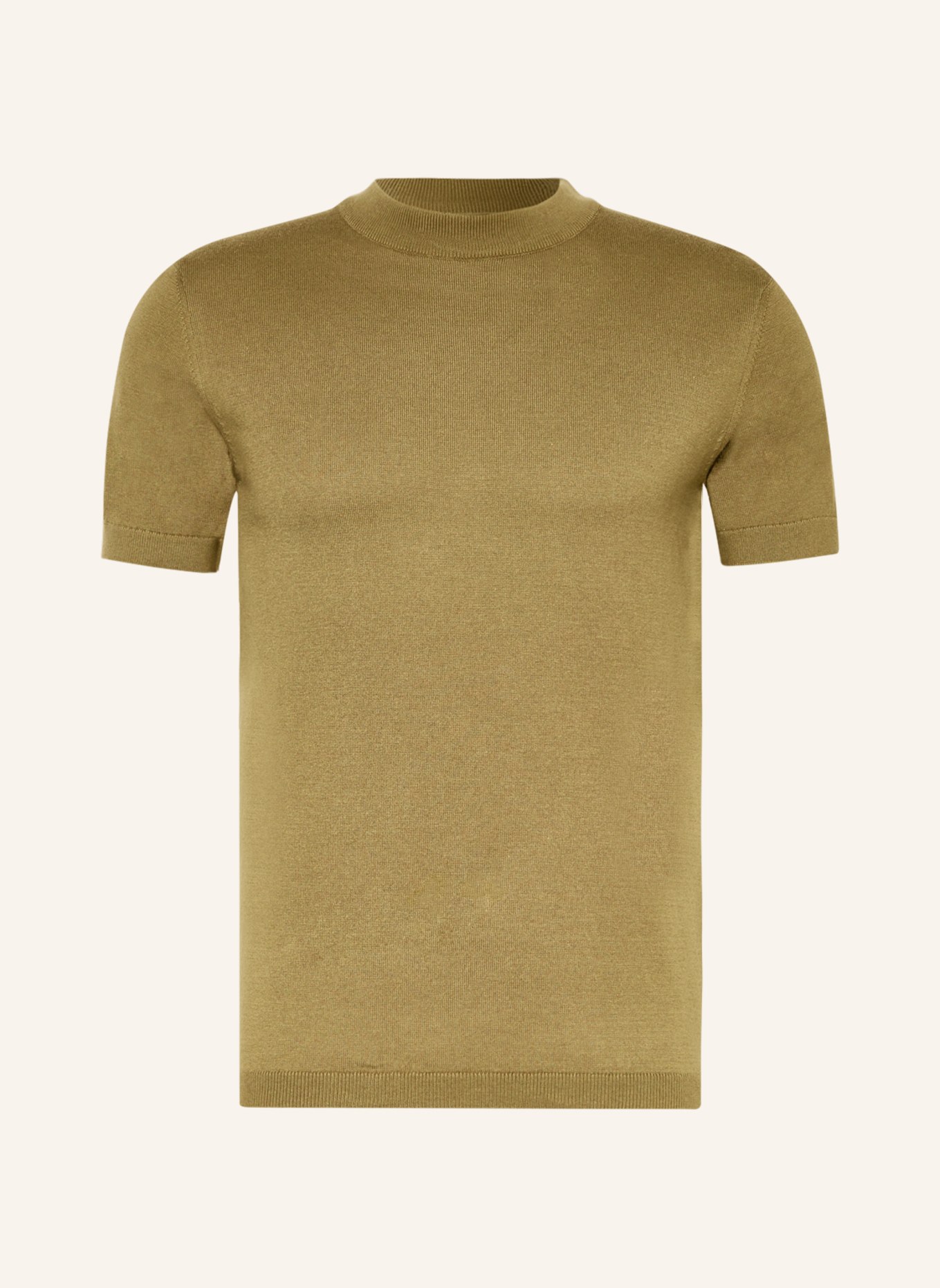 PAUL Úpletové tričko, Barva: KHAKI (Obrázek 1)