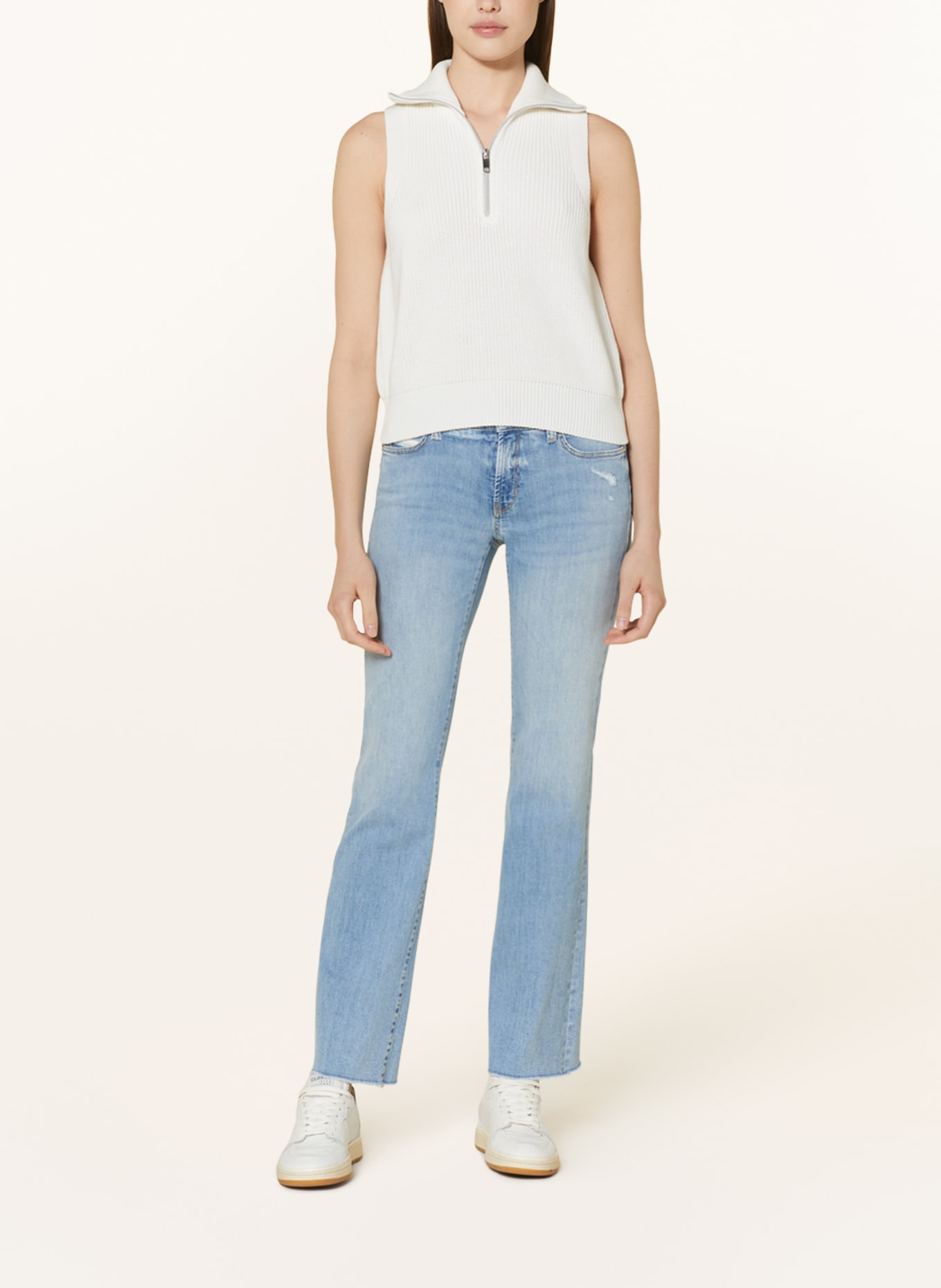 CAMBIO Flared jeans PARIS, Color: 5170 summer well worn fringed (Image 2)
