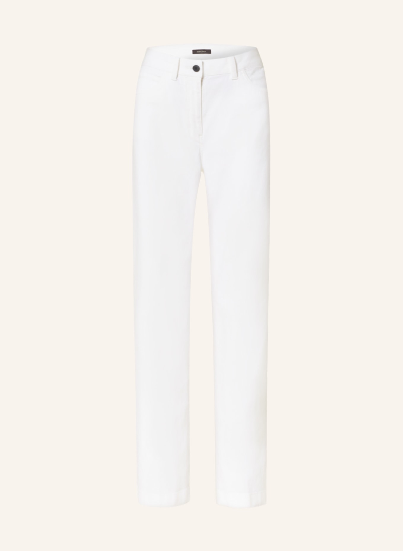 windsor. Straight Jeans, Farbe: 100 White                      100 (Bild 1)