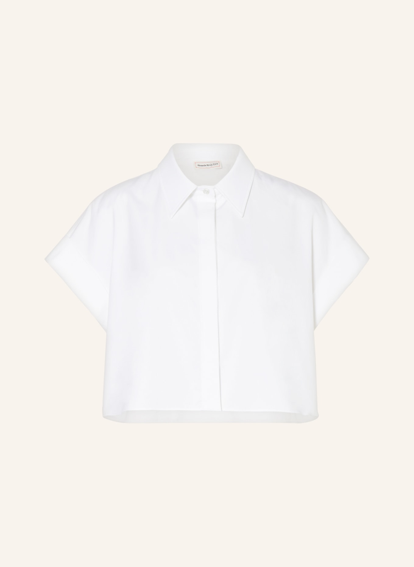 Alexander mcqueen white shirt clearance