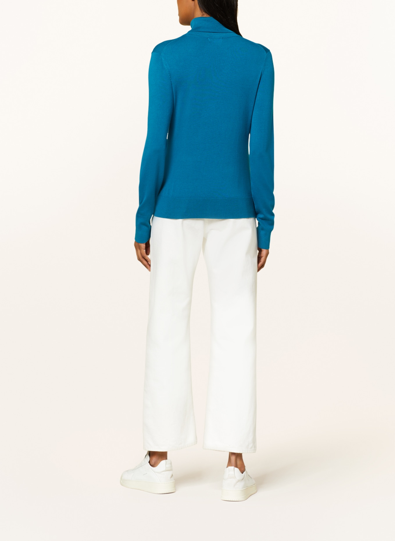 darling harbour Turtleneck sweater, Color: PETROL (Image 3)