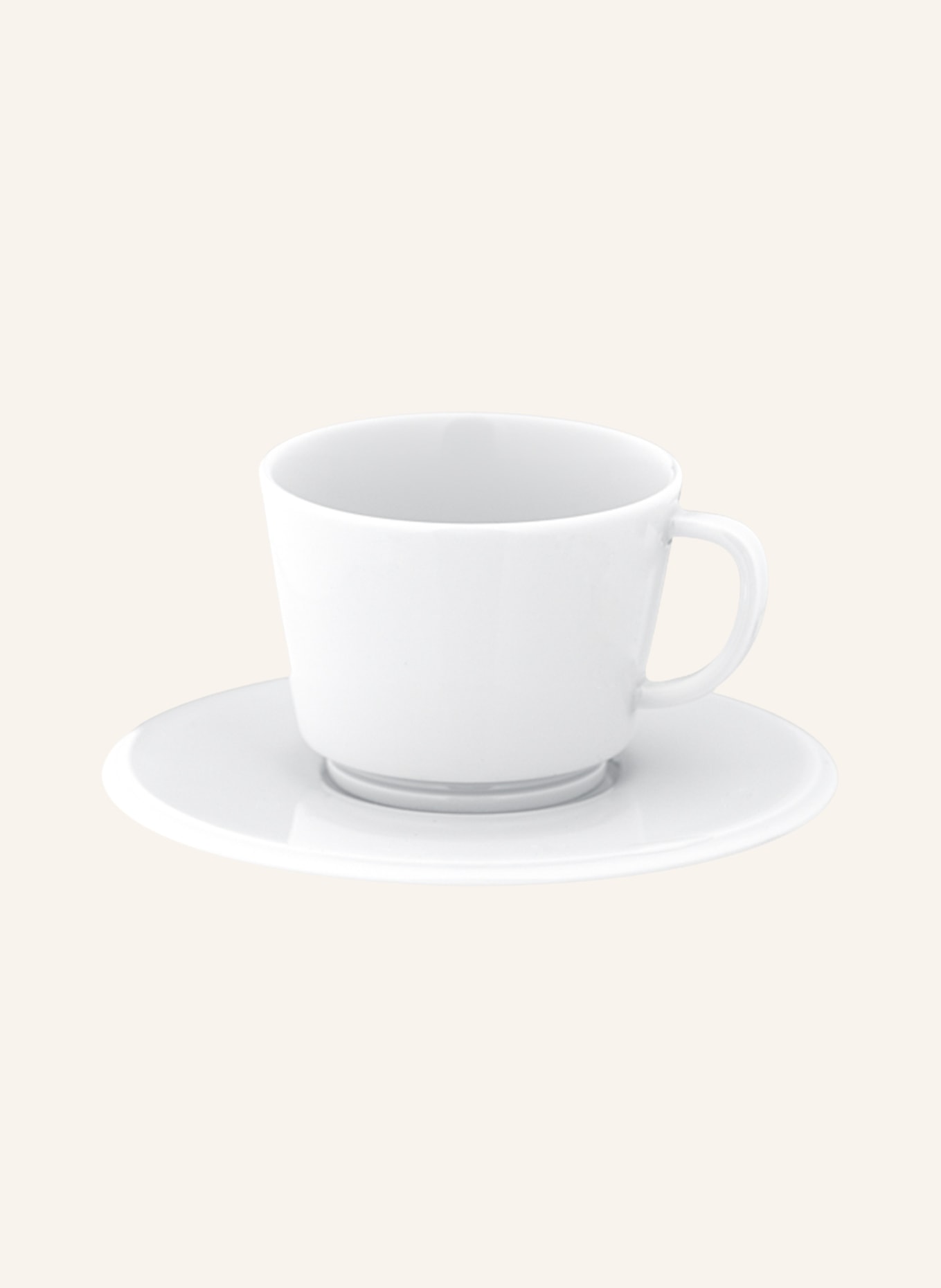 MEISSEN PORZELLAN-MANUFAKTUR Espresso cup VITRUV PUR with saucer, Color: WHITE (Image 1)