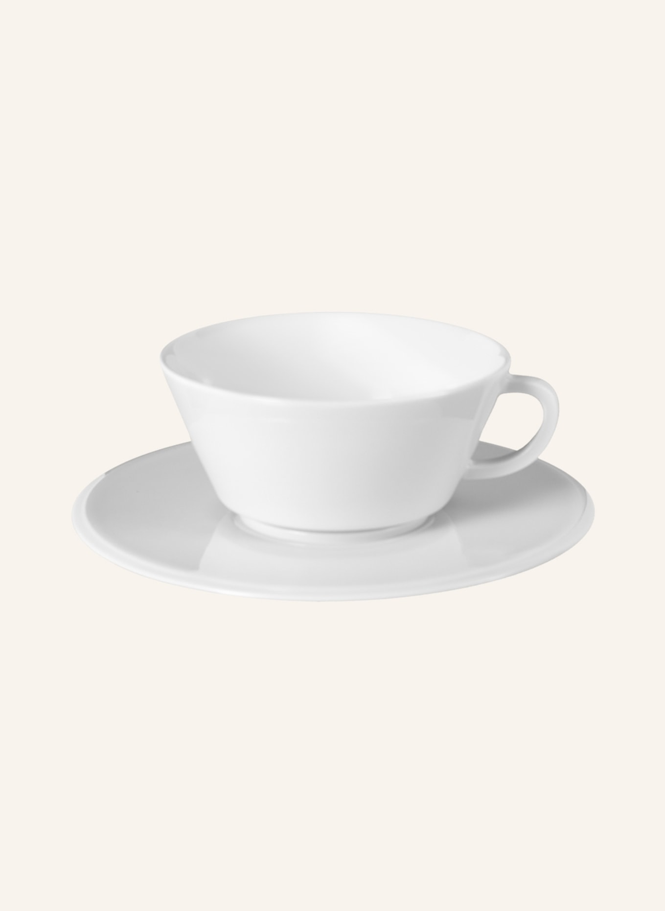 MEISSEN PORZELLAN-MANUFAKTUR Coffee cup VITRUV with saucer, Color: WHITE (Image 1)