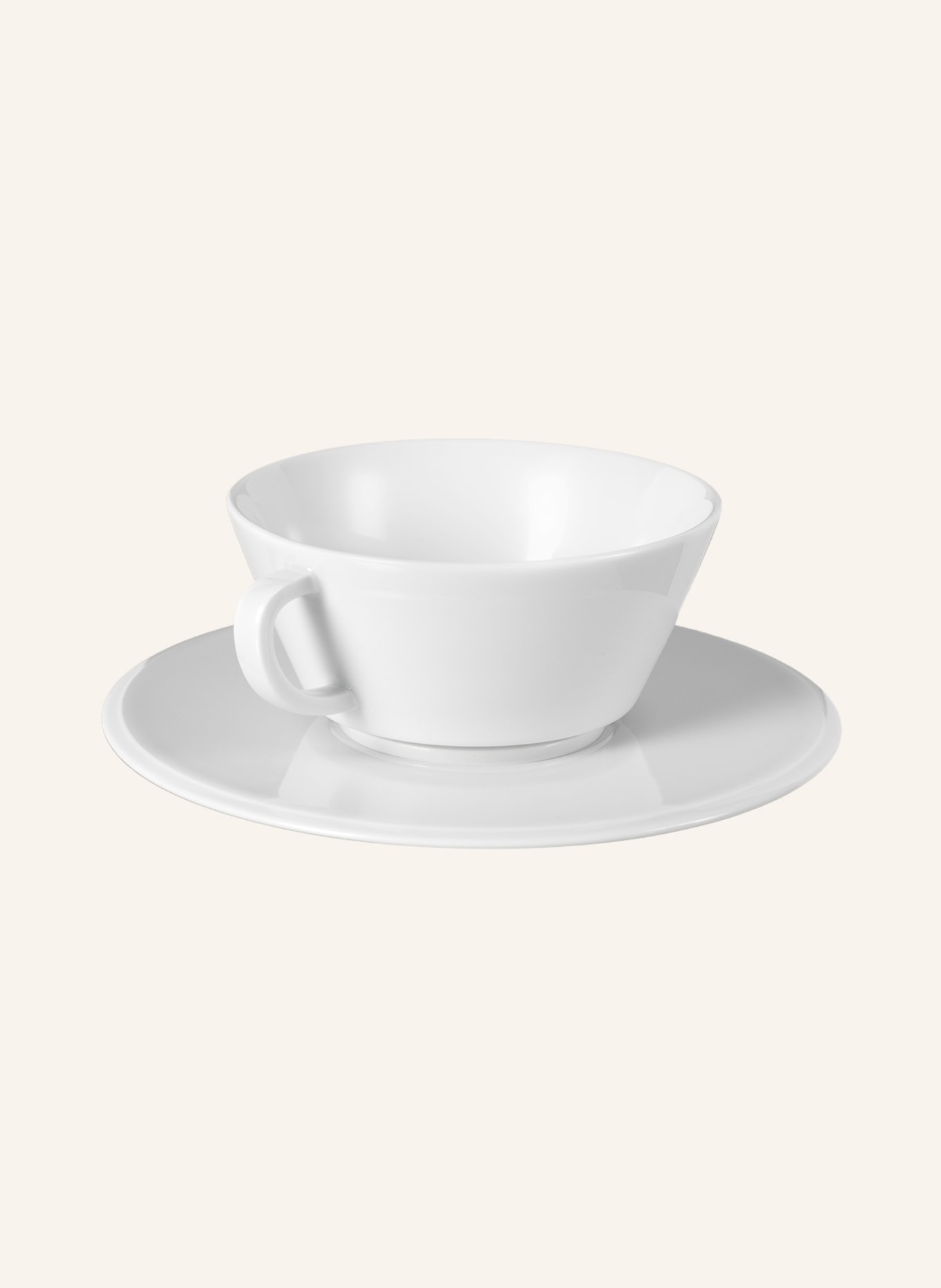 MEISSEN PORZELLAN-MANUFAKTUR Coffee cup VITRUV with saucer, Color: WHITE (Image 2)