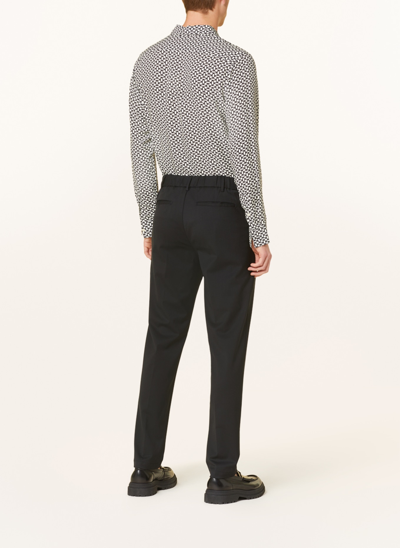 MYTHS Chino APOLLO extra slim fit in jogger style: BLACK