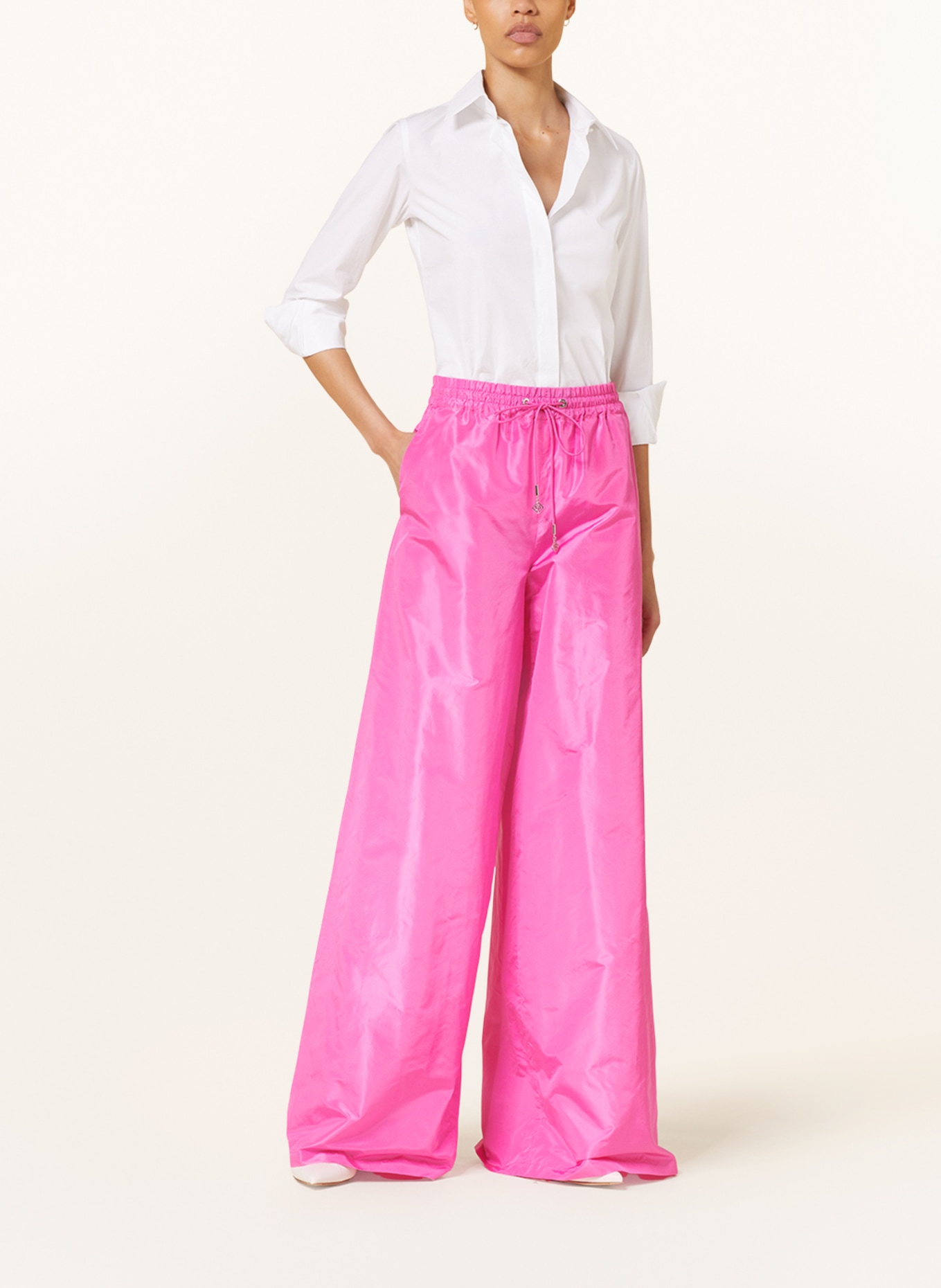 RALPH LAUREN Collection Silk trousers BRIGETTE, Color: BUBBLEGUM PINK (Image 2)
