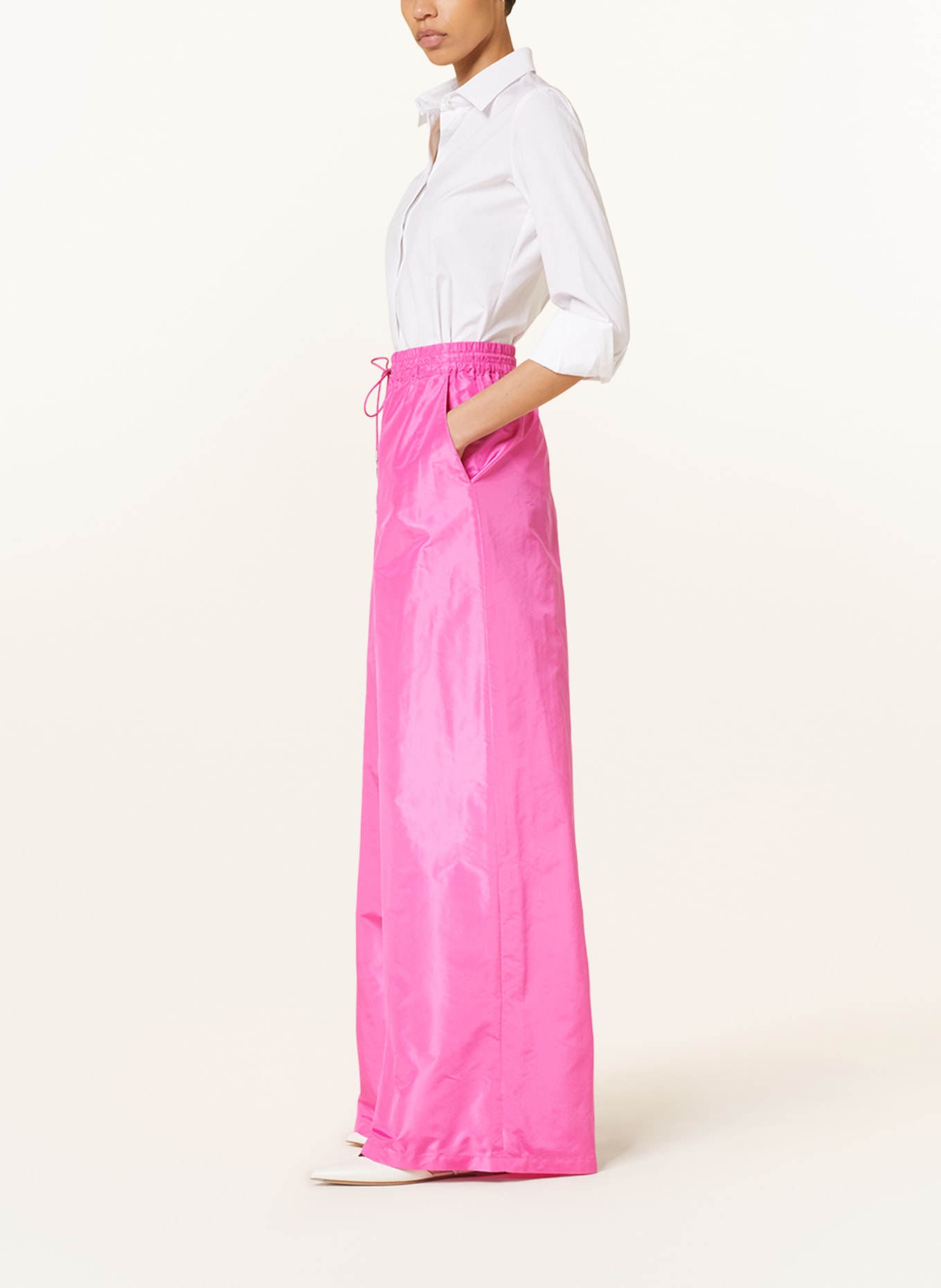RALPH LAUREN Collection Silk trousers BRIGETTE, Color: BUBBLEGUM PINK (Image 4)