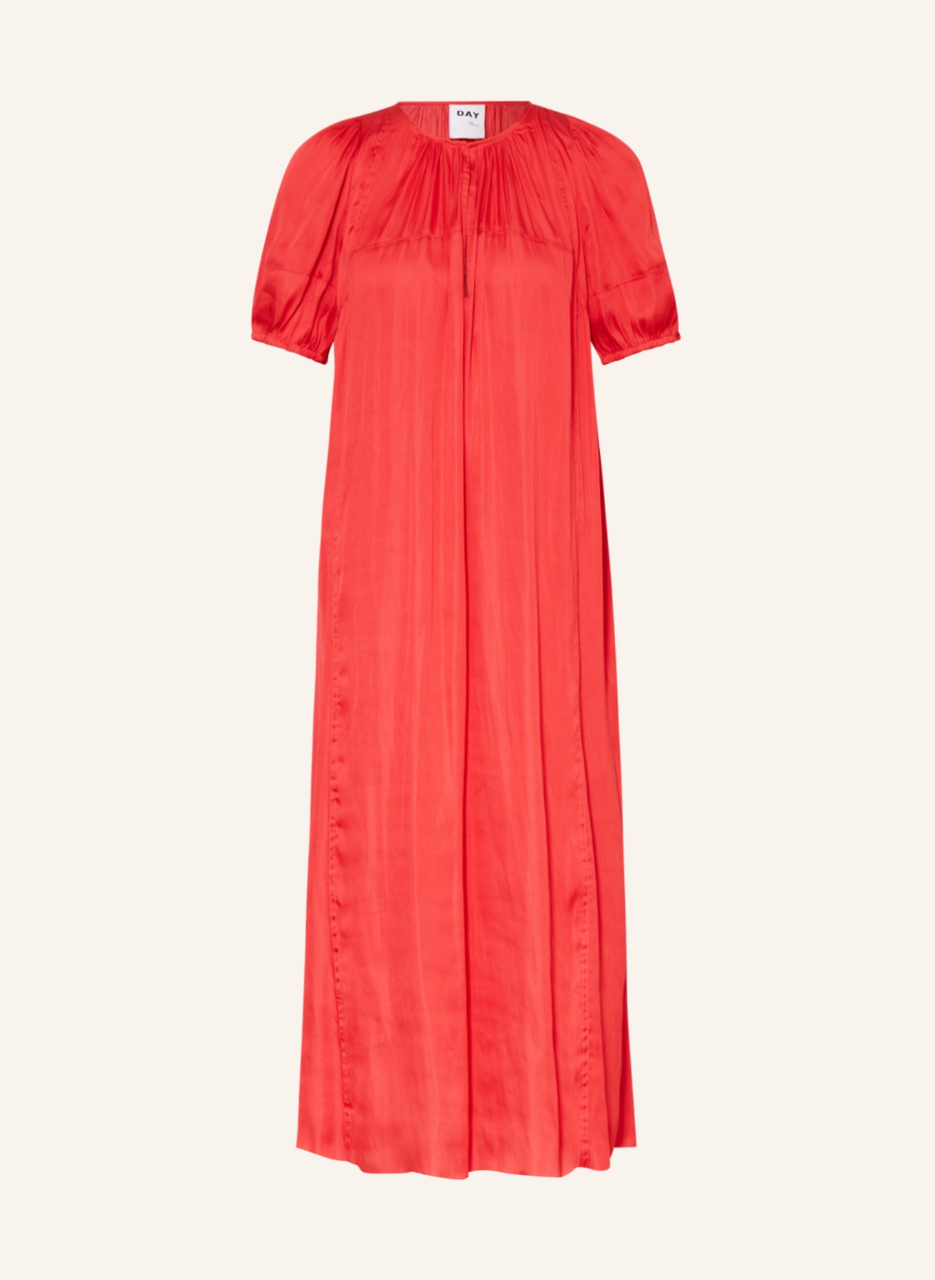 DAY BIRGER et MIKKELSEN Satin dress CLARICE, Color: RED (Image 1)
