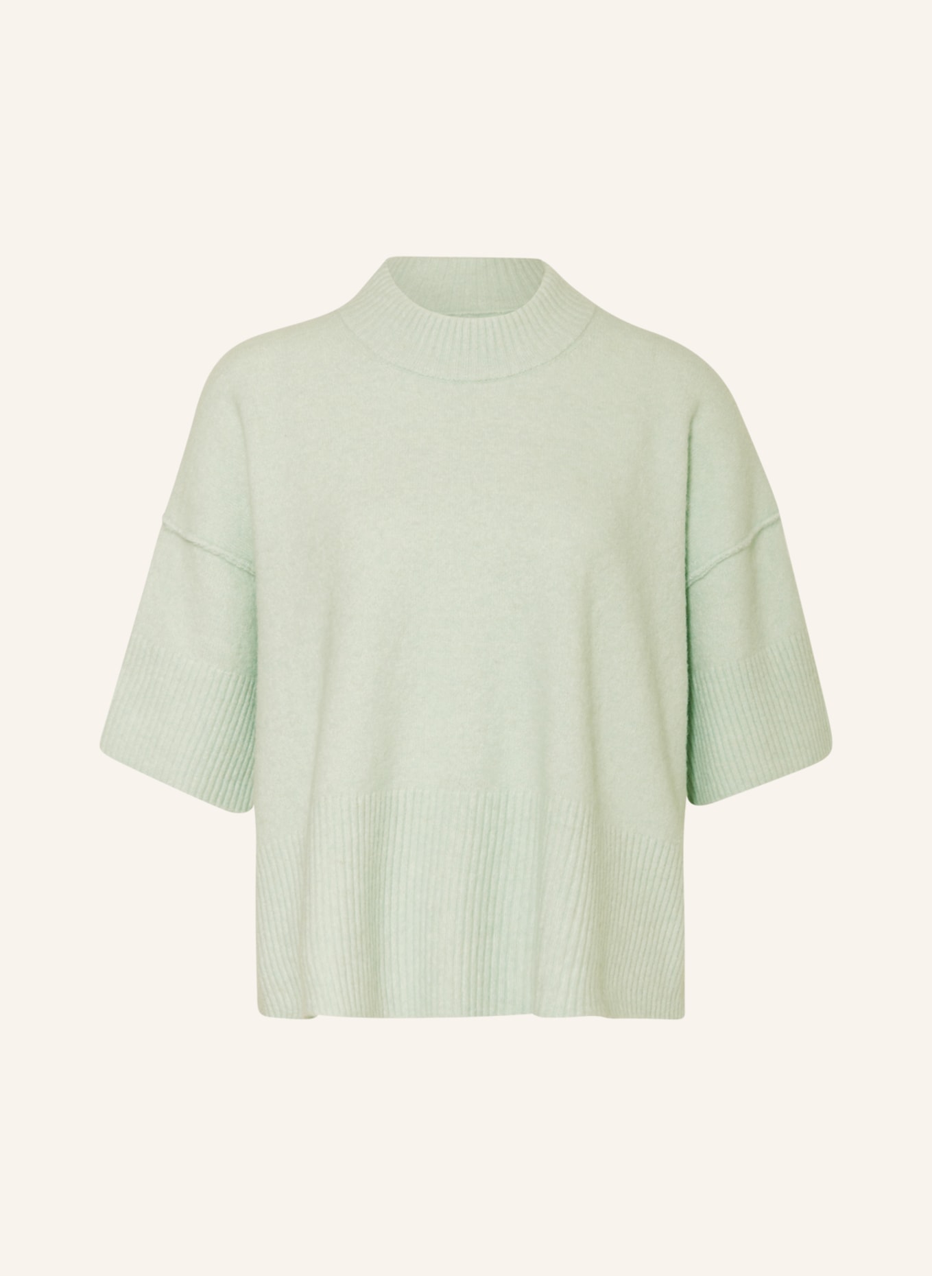 DAY BIRGER et MIKKELSEN Knit shirt ACACIA with alpaca, Color: MINT (Image 1)