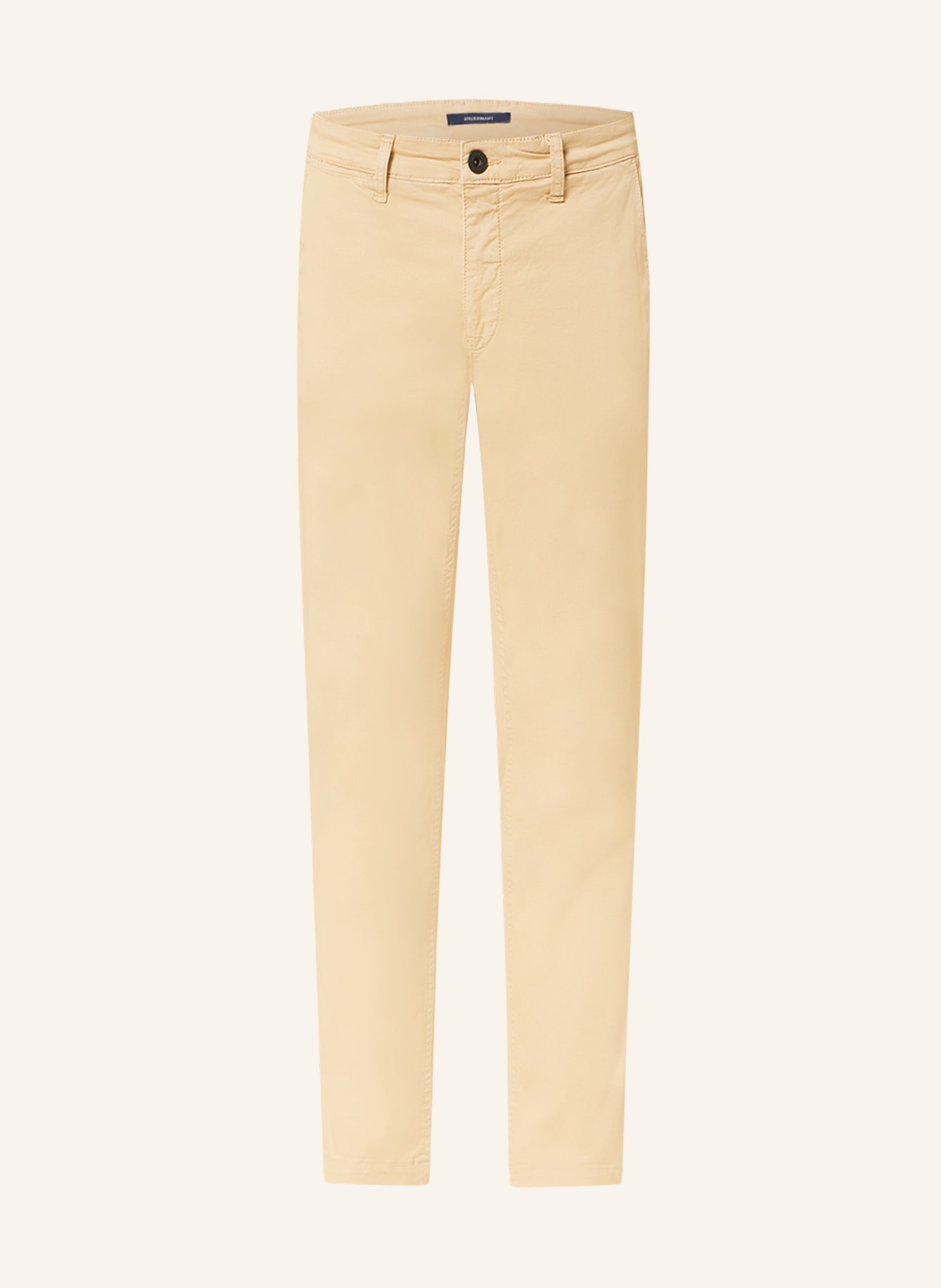 STROKESMAN'S Chino kalhoty Regular Fit, Barva: BÉŽOVÁ (Obrázek 1)