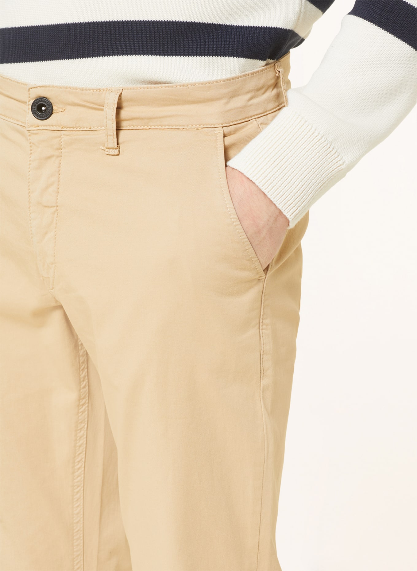 STROKESMAN'S Chino kalhoty Regular Fit, Barva: BÉŽOVÁ (Obrázek 5)
