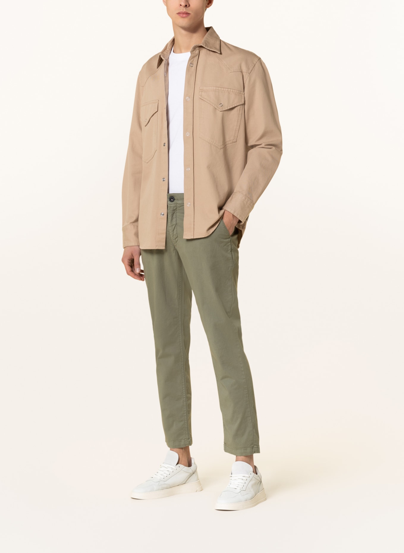 STROKESMAN'S Chinosy regular fit: OLIWKOWY