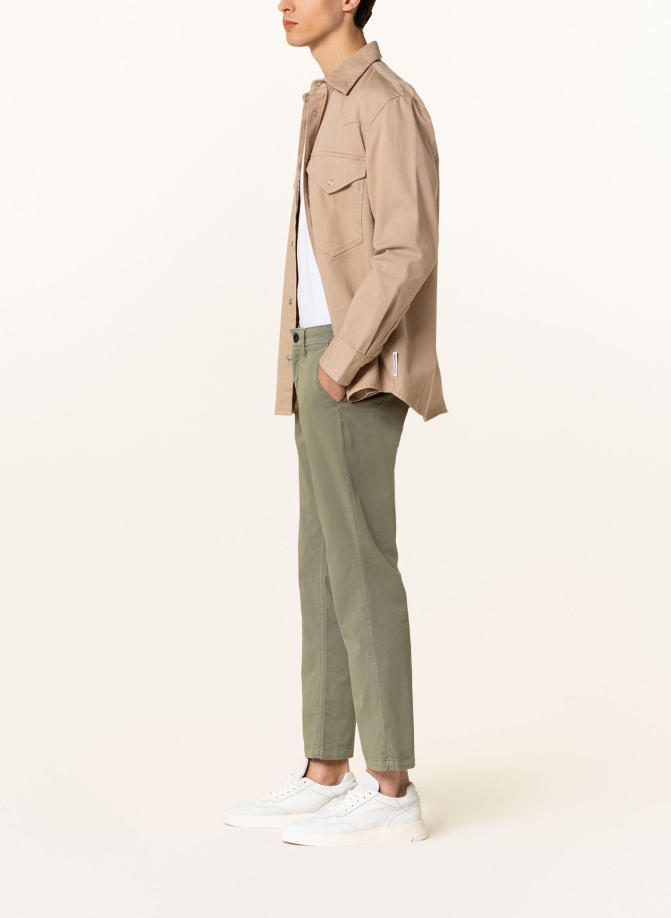 STROKESMAN'S Chinosy regular fit: OLIWKOWY