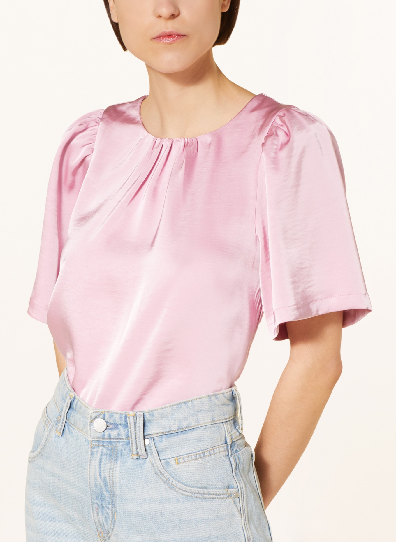 NEO NOIR Shirt blouse FLORINA, Color: PINK (Image 4)
