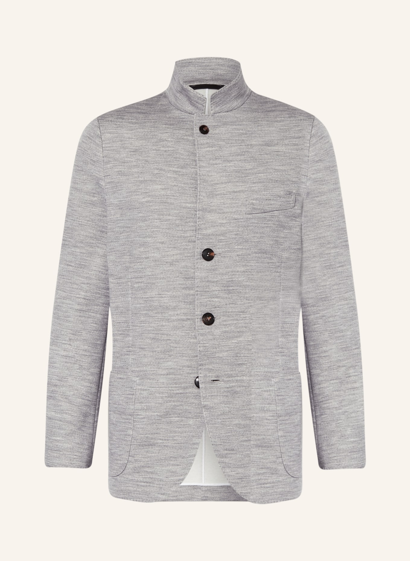 manzoni 24 Jersey jacket slim fit, Color: GRAY (Image 1)