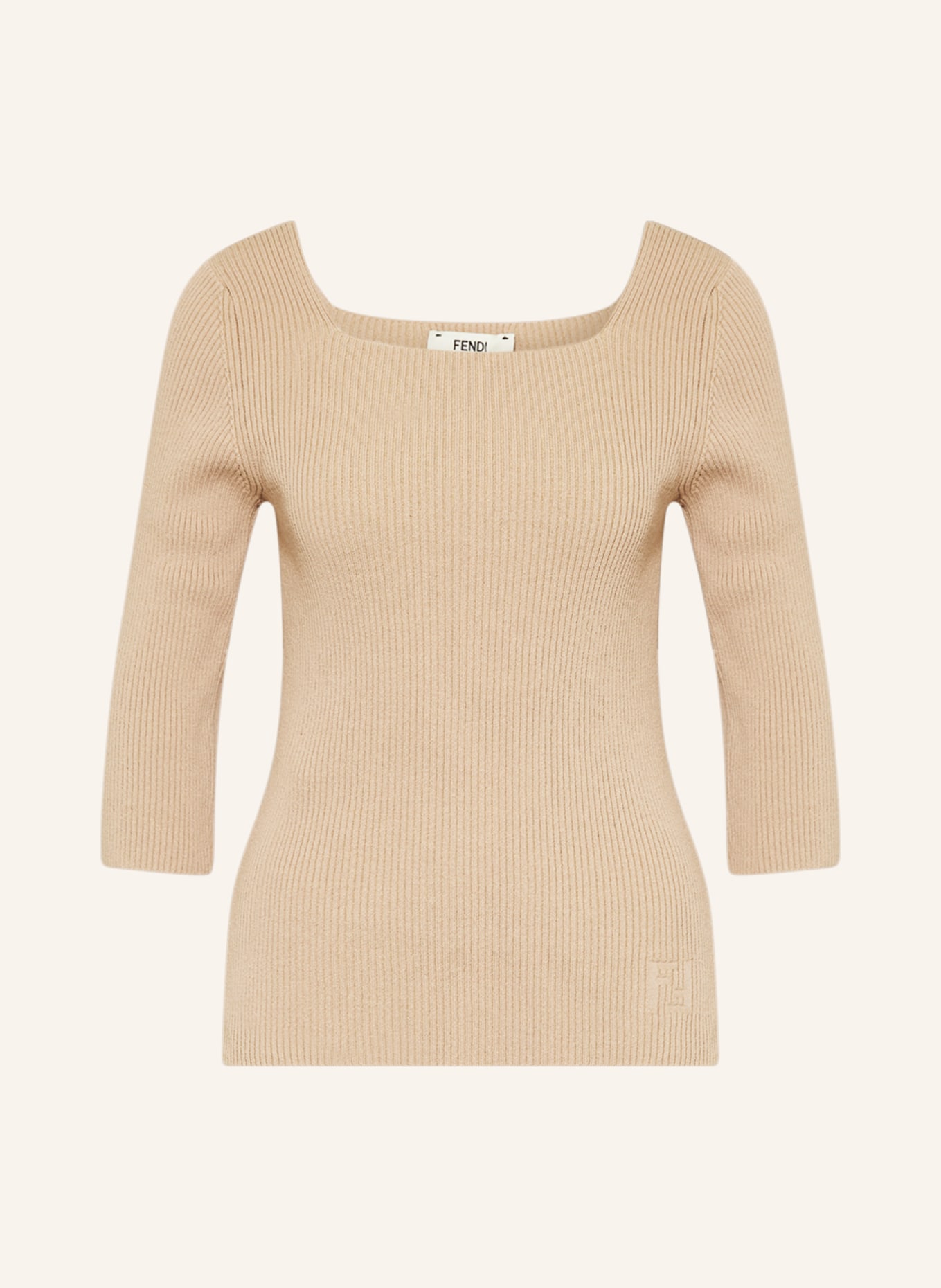 FENDI Sweater with 3/4 sleeves, Color: LIGHT BROWN (Image 1)