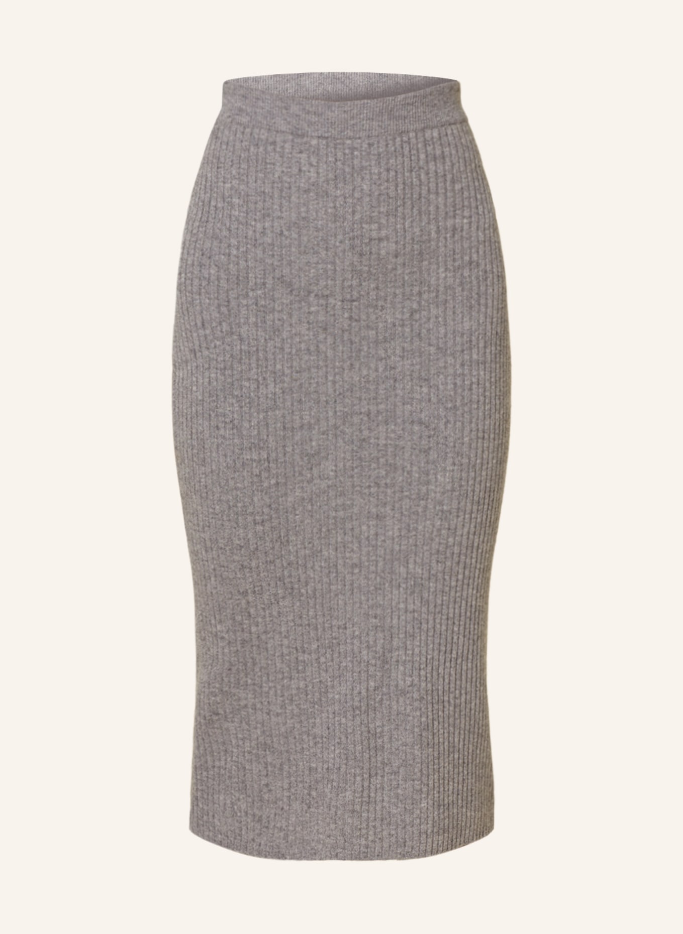 darling harbour Knit skirt with cashmere, Color: GRAU MEL (Image 1)