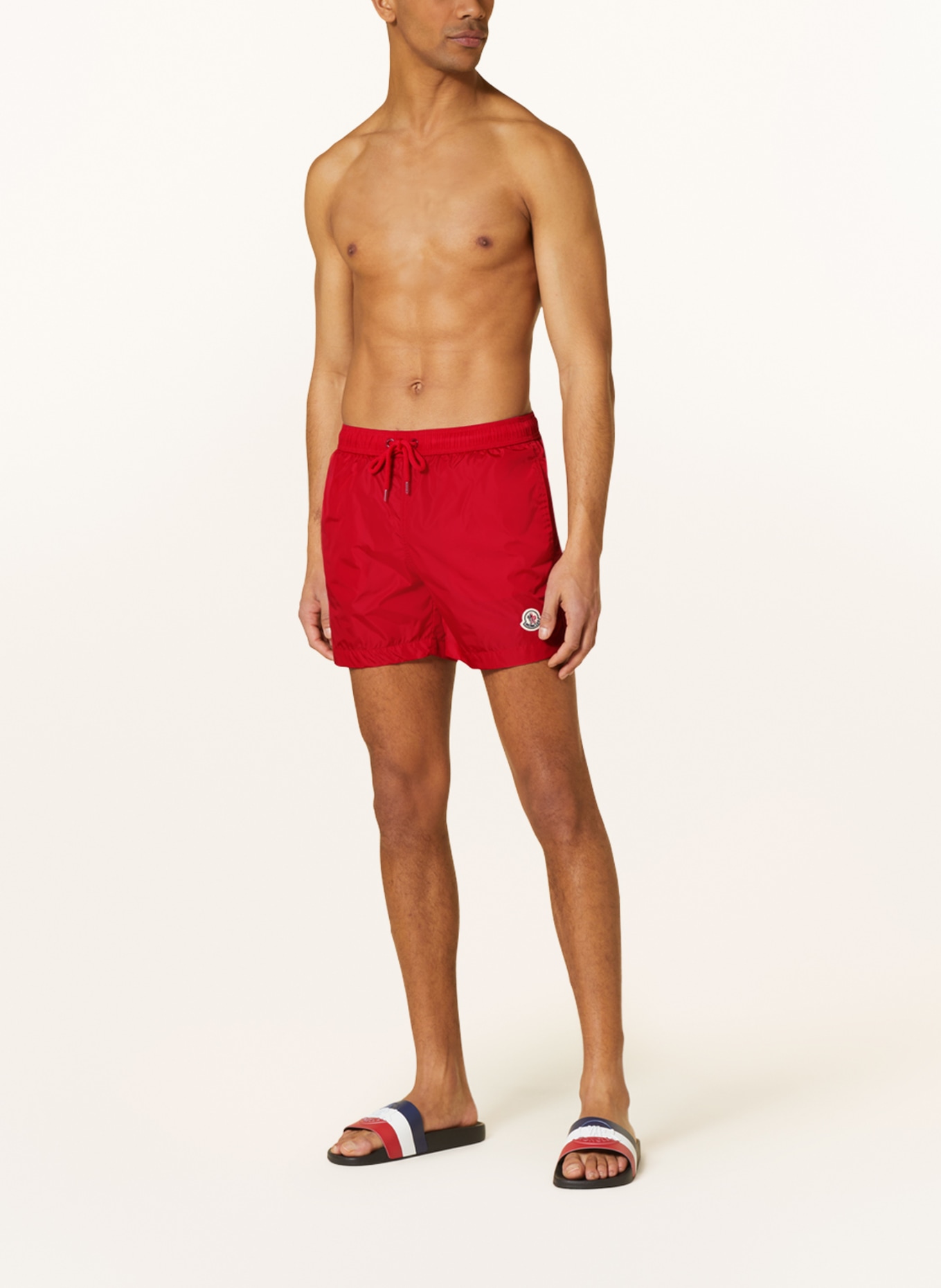 MONCLER Swim shorts, Color: RED (Image 2)