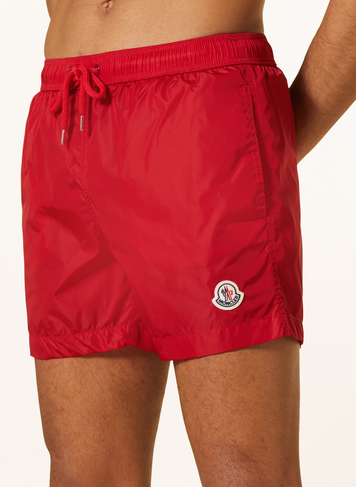 MONCLER Swim shorts, Color: RED (Image 4)