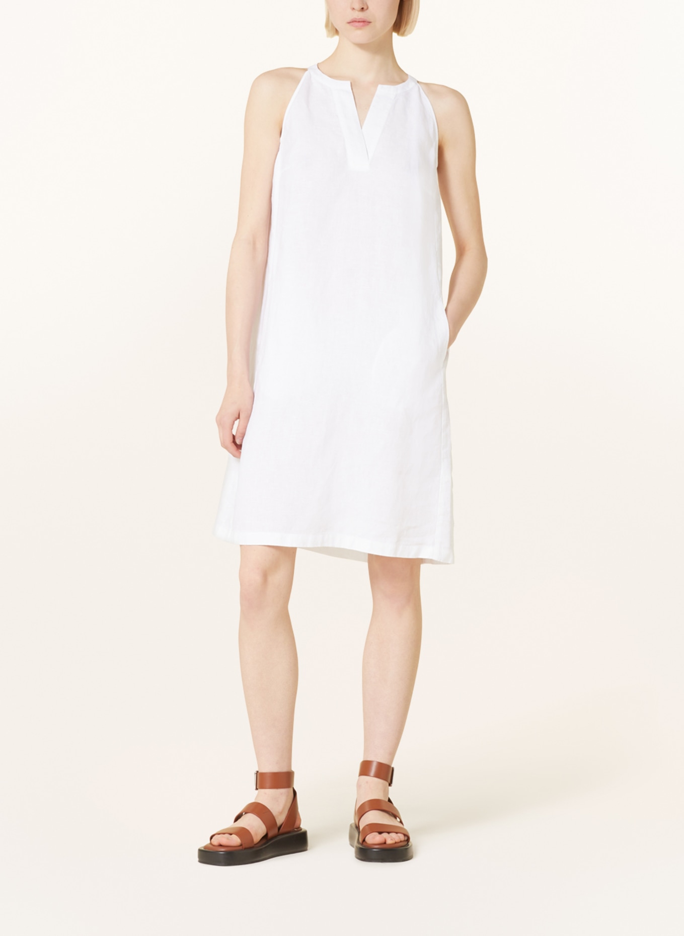 Marc O'Polo Linen dress, Color: WHITE (Image 2)