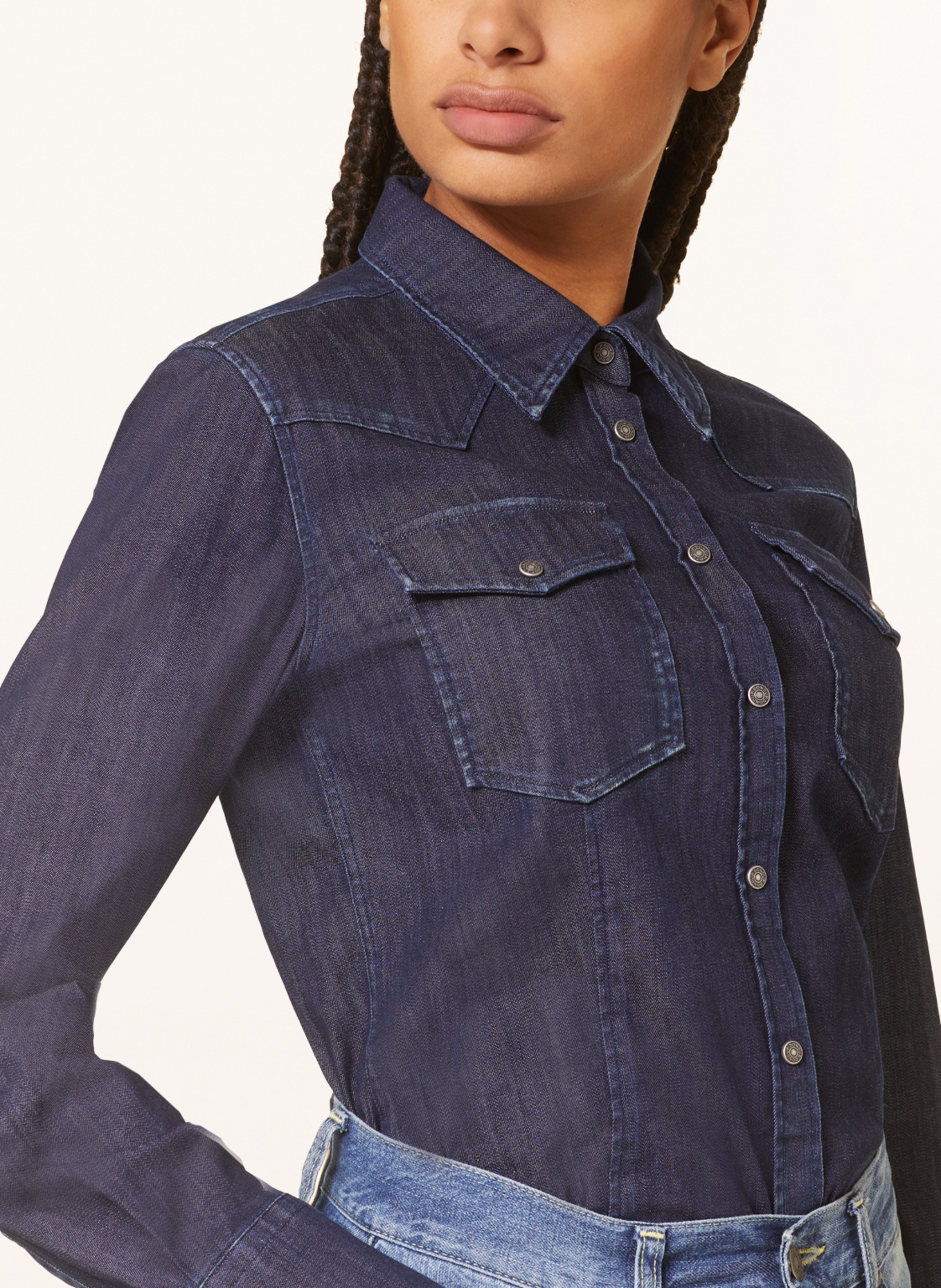 Dondup Denim blouse, Color: GM7 800 denim blau (Image 4)