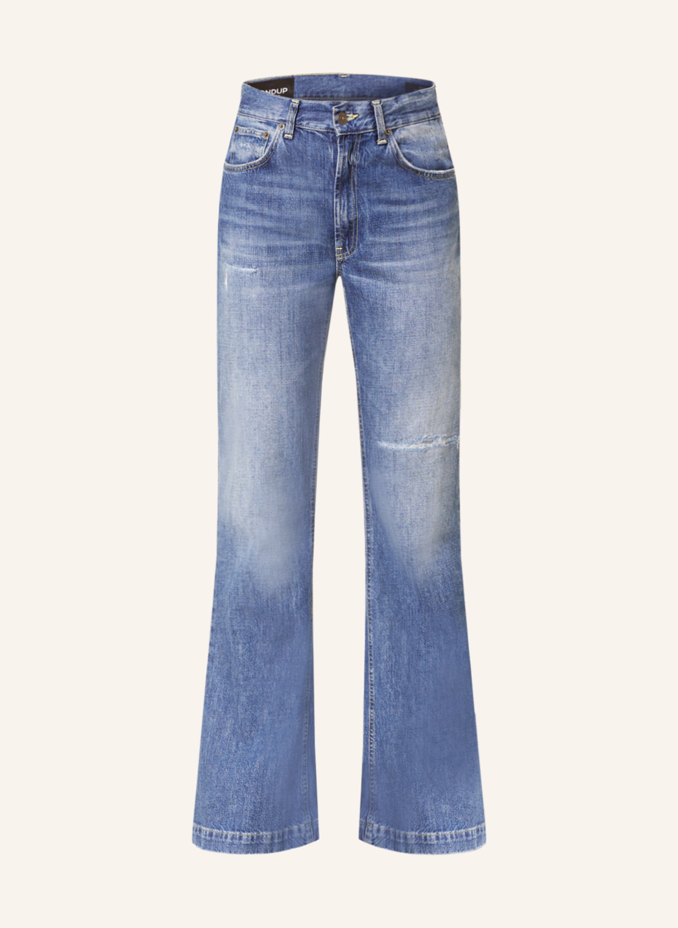 Dondup Flared Jeans OLIVIA, Farbe: GI9 800 blau denim (Bild 1)