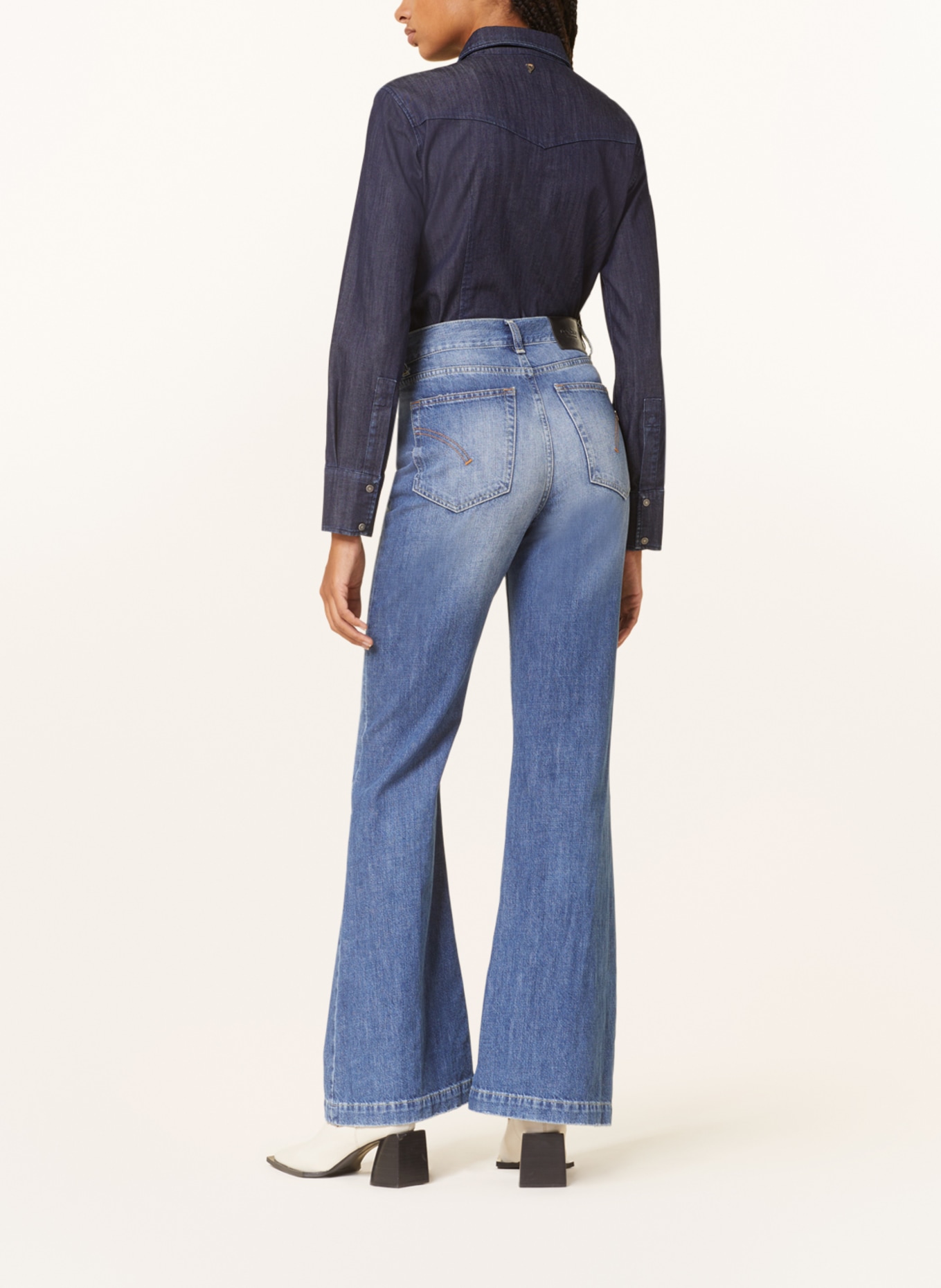 Dondup Flared jeans OLIVIA, Color: GI9 800 blau denim (Image 3)