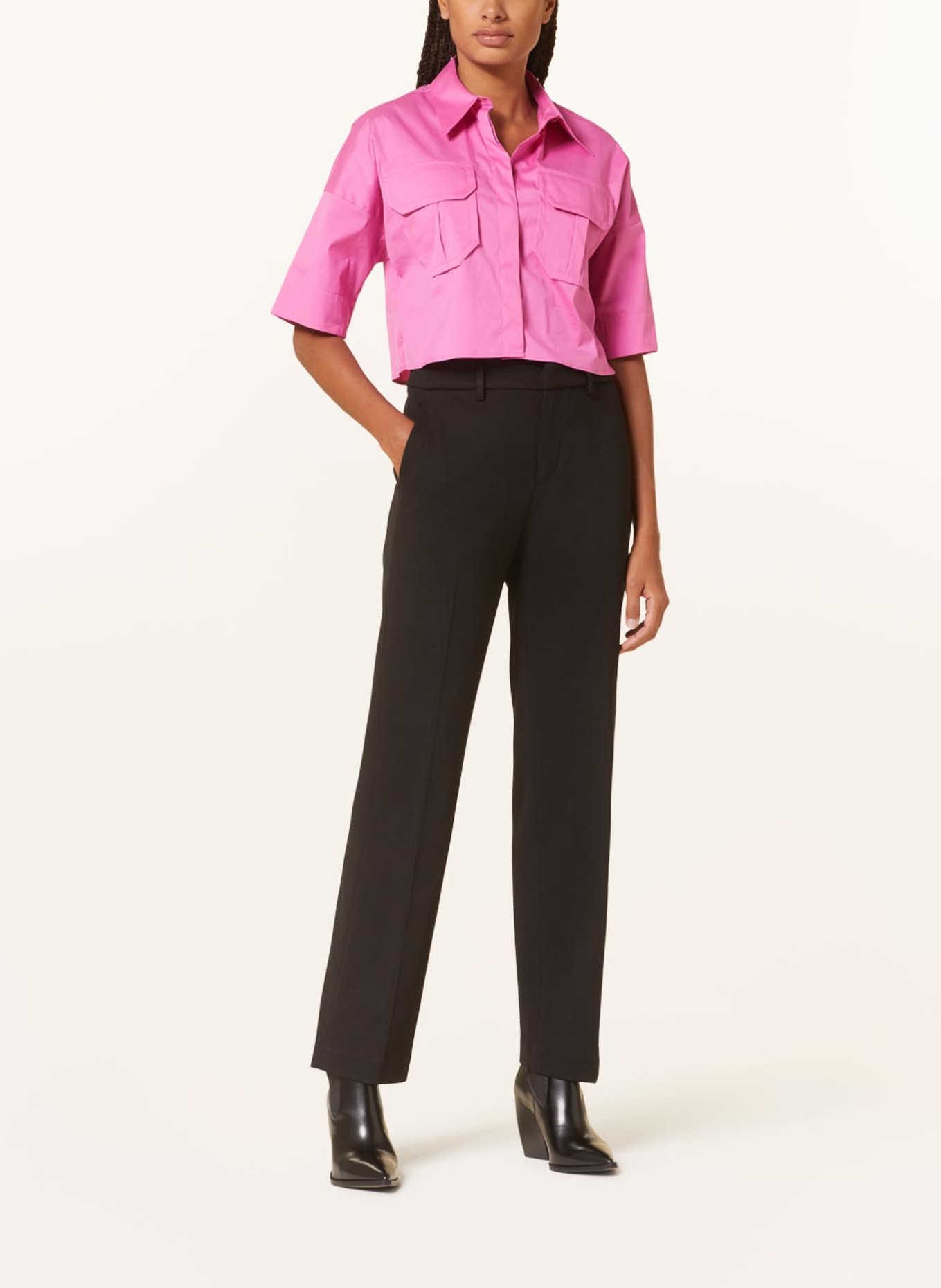 Dondup Trousers MELI, Color: BLACK (Image 2)