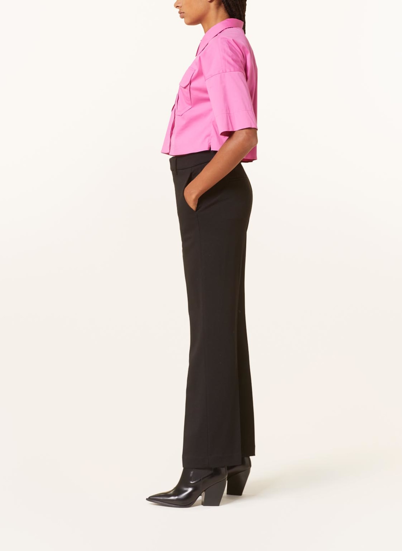 Dondup Trousers MELI, Color: BLACK (Image 4)