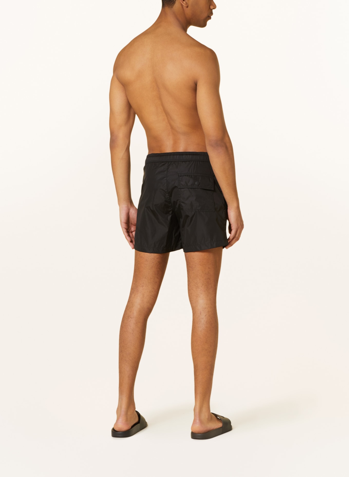 MONCLER Swim shorts, Color: BLACK (Image 3)