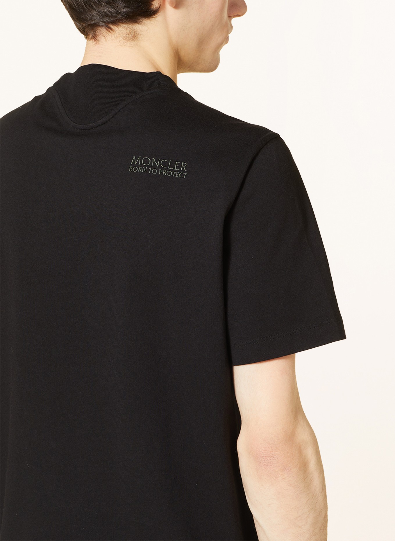 MONCLER T-shirt, Color: BLACK (Image 4)