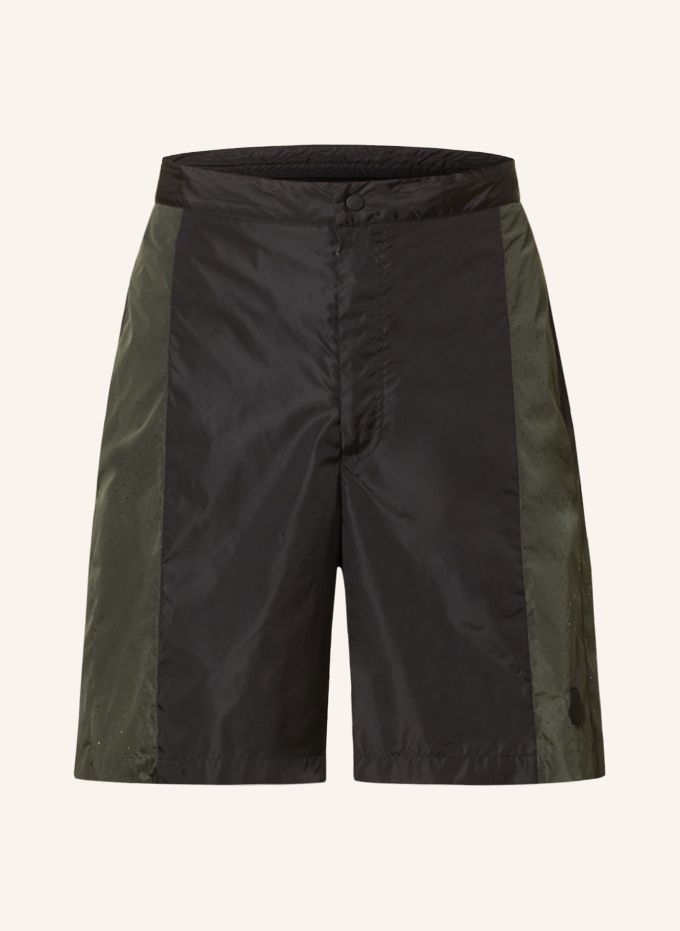 MONCLER Shorts in black olive