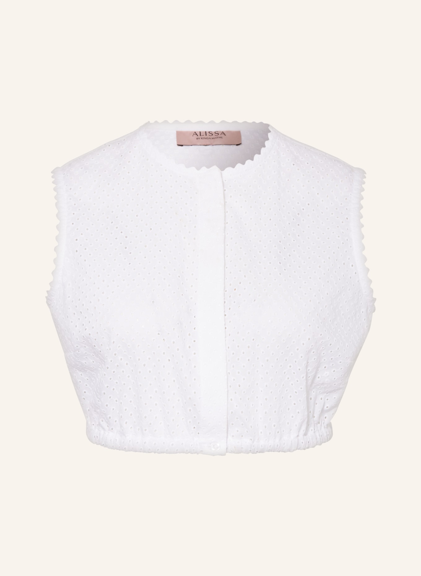 ALISSA BY KINGA MATHE Dirndl blouse ROMY, Color: WHITE (Image 1)