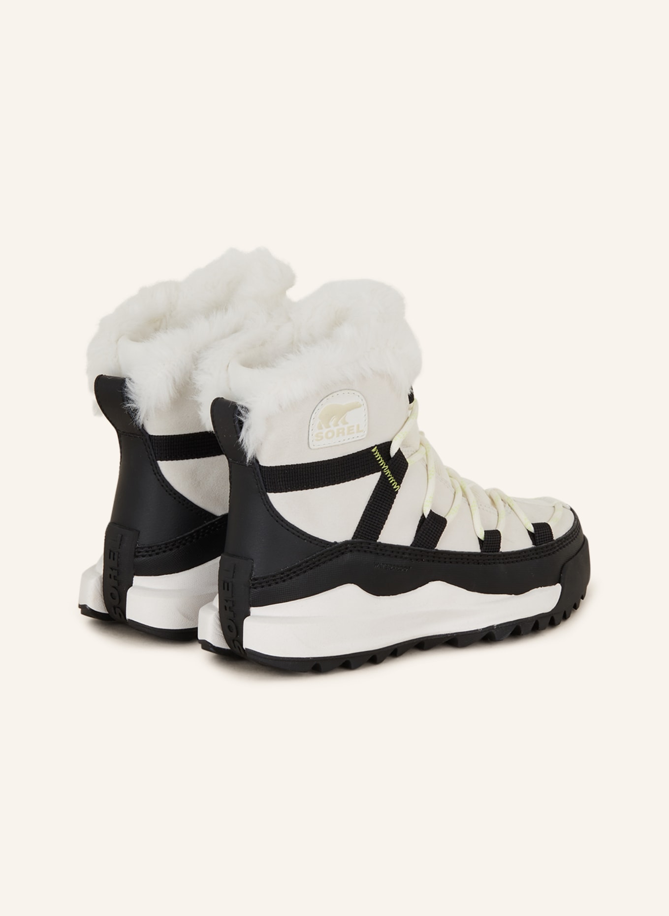 SOREL Lace-up Boots ONA GLACY, Color: BLACK/ LIGHT GRAY (Image 2)