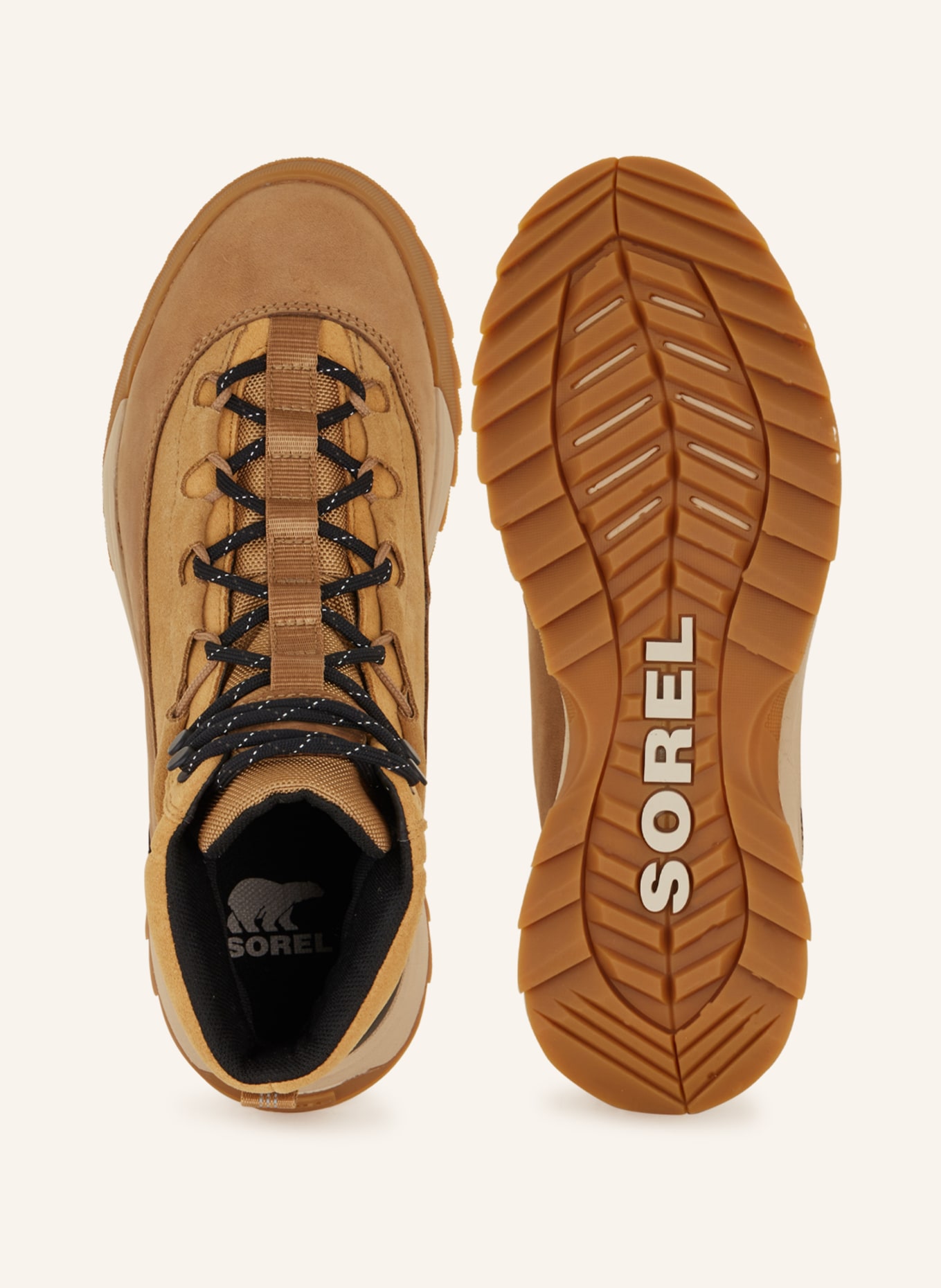 SOREL Lace-up Boots SCOUT 87 MID, Color: CAMEL (Image 5)