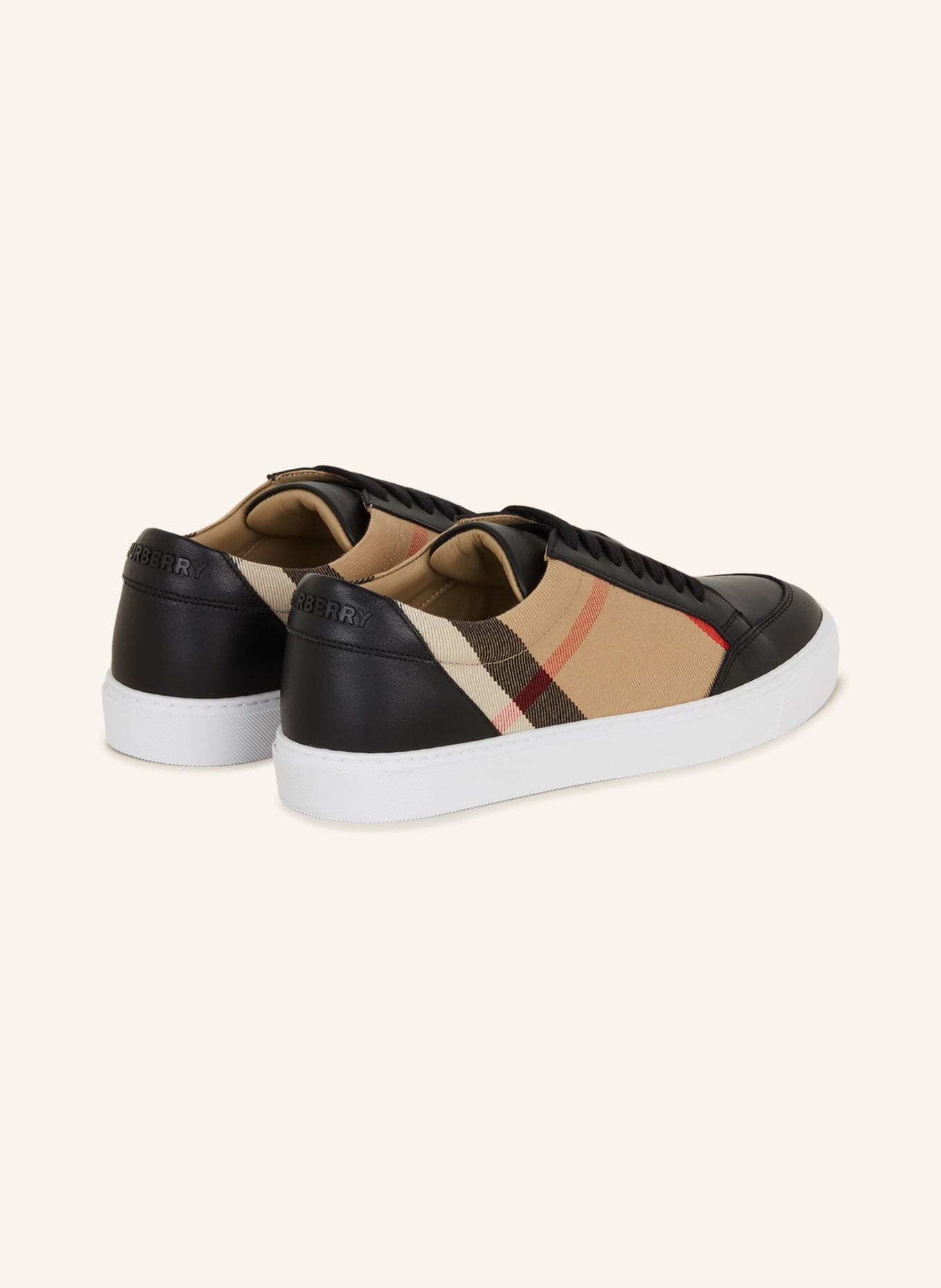 BURBERRY Sneakers NEW SALMOND, Color: BLACK/ CAMEL/ RED (Image 2)