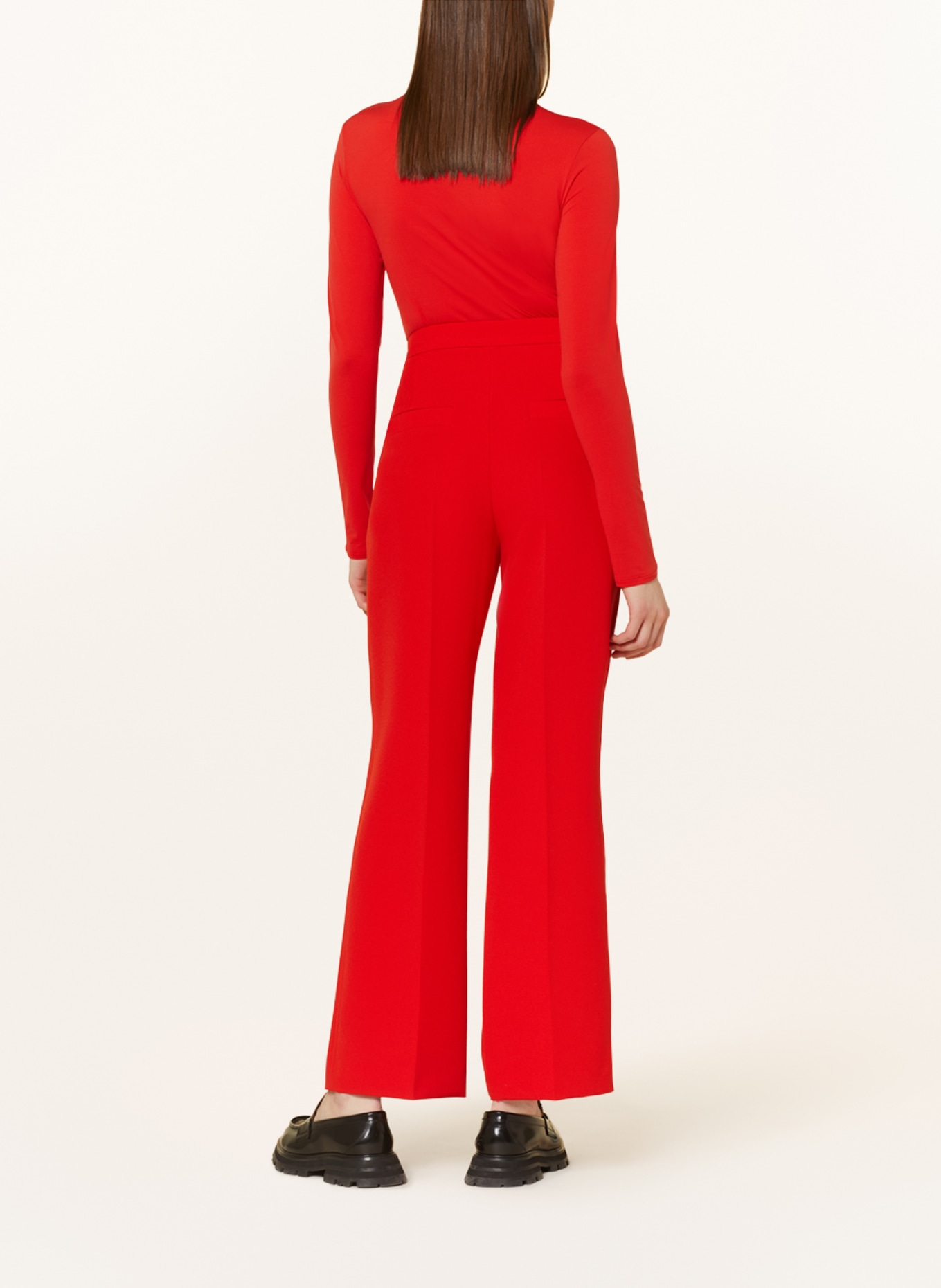 MARC CAIN Turtleneck shirt, Color: 270 bright fire red (Image 3)