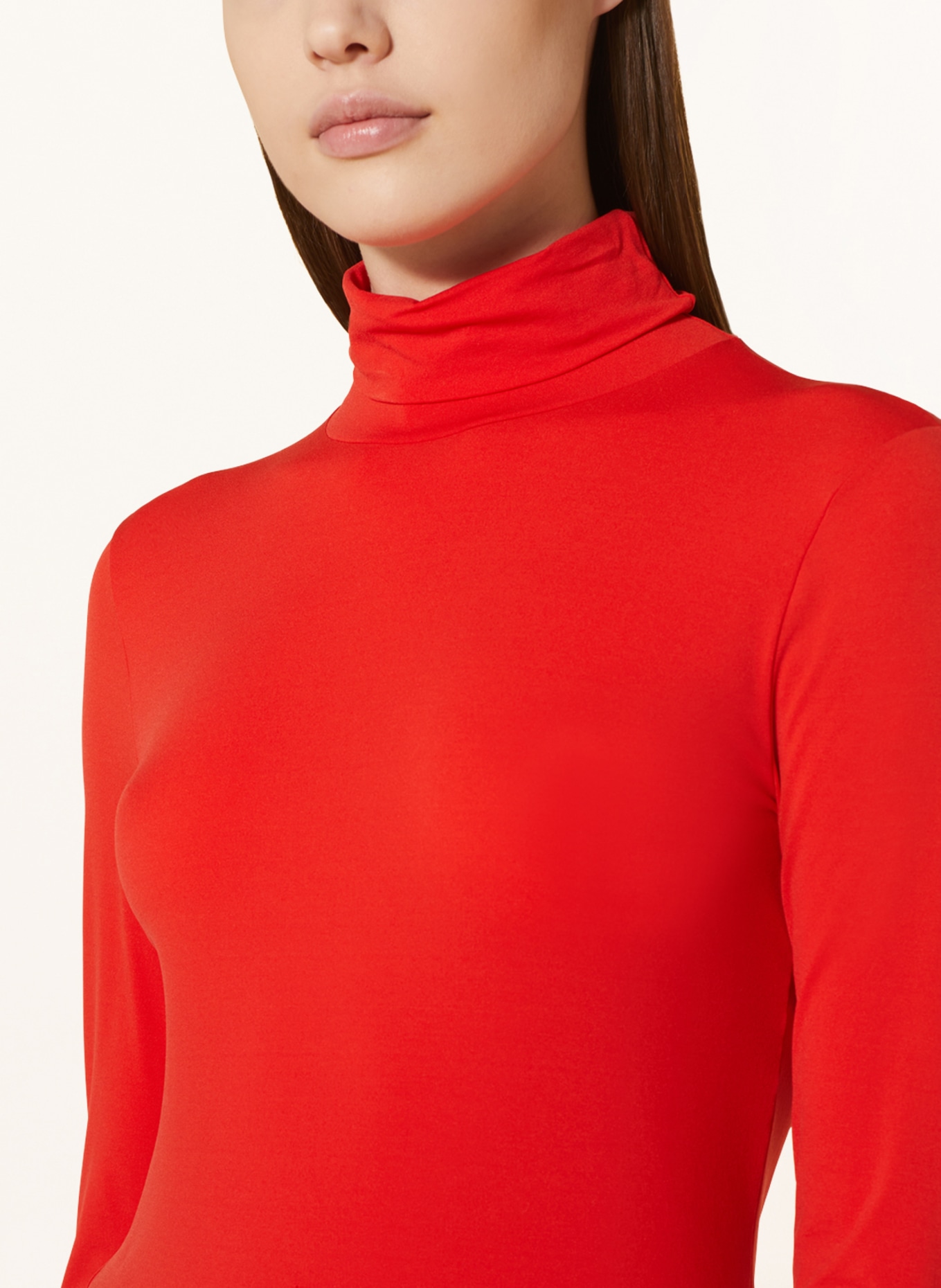 MARC CAIN Turtleneck shirt, Color: 270 bright fire red (Image 4)