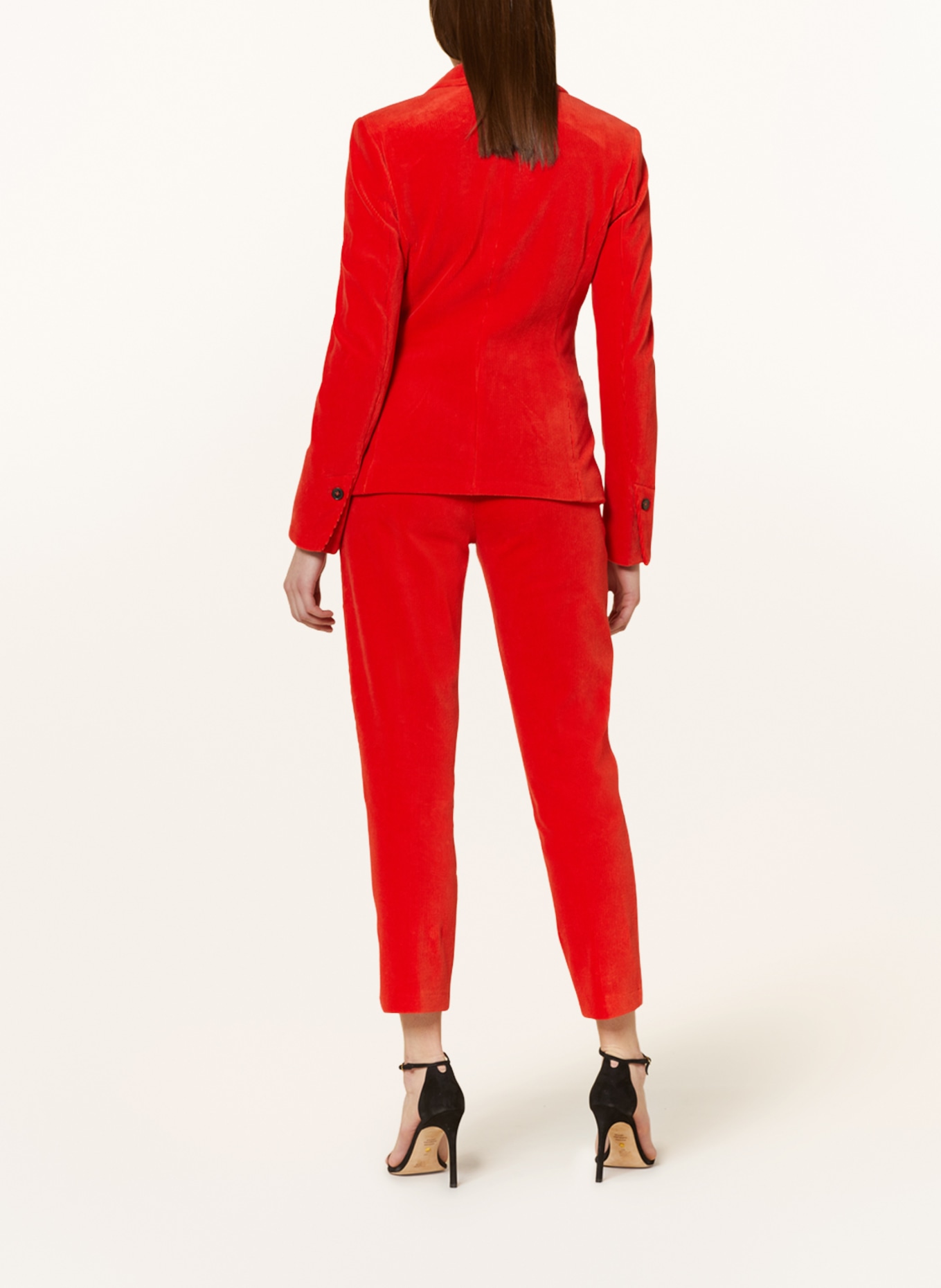 MARC CAIN Corduroy blazer, Color: 270 bright fire red (Image 3)