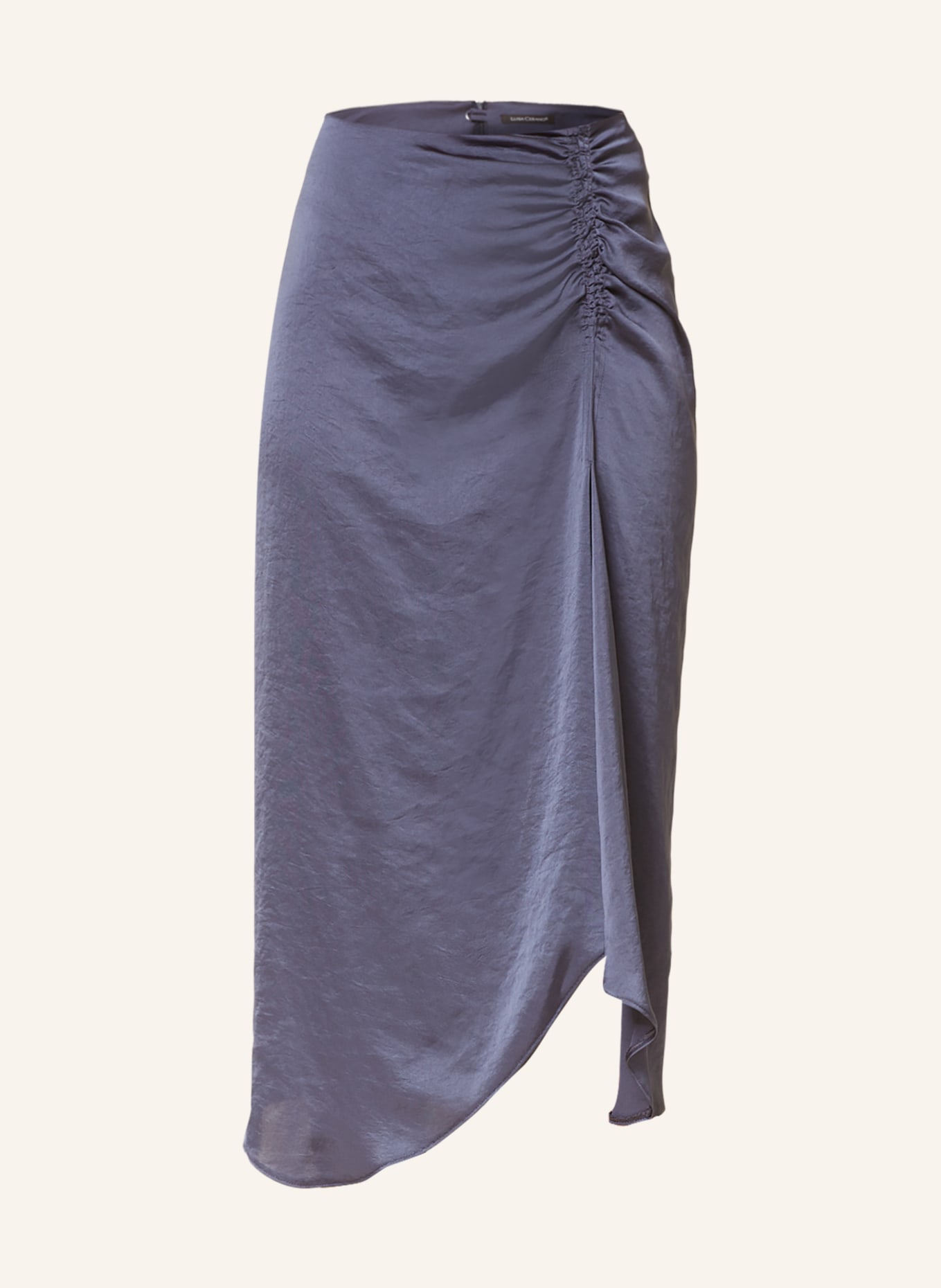 LUISA CERANO Saténová sukně, Barva: PETROLEJOVÁ (Obrázek 1)