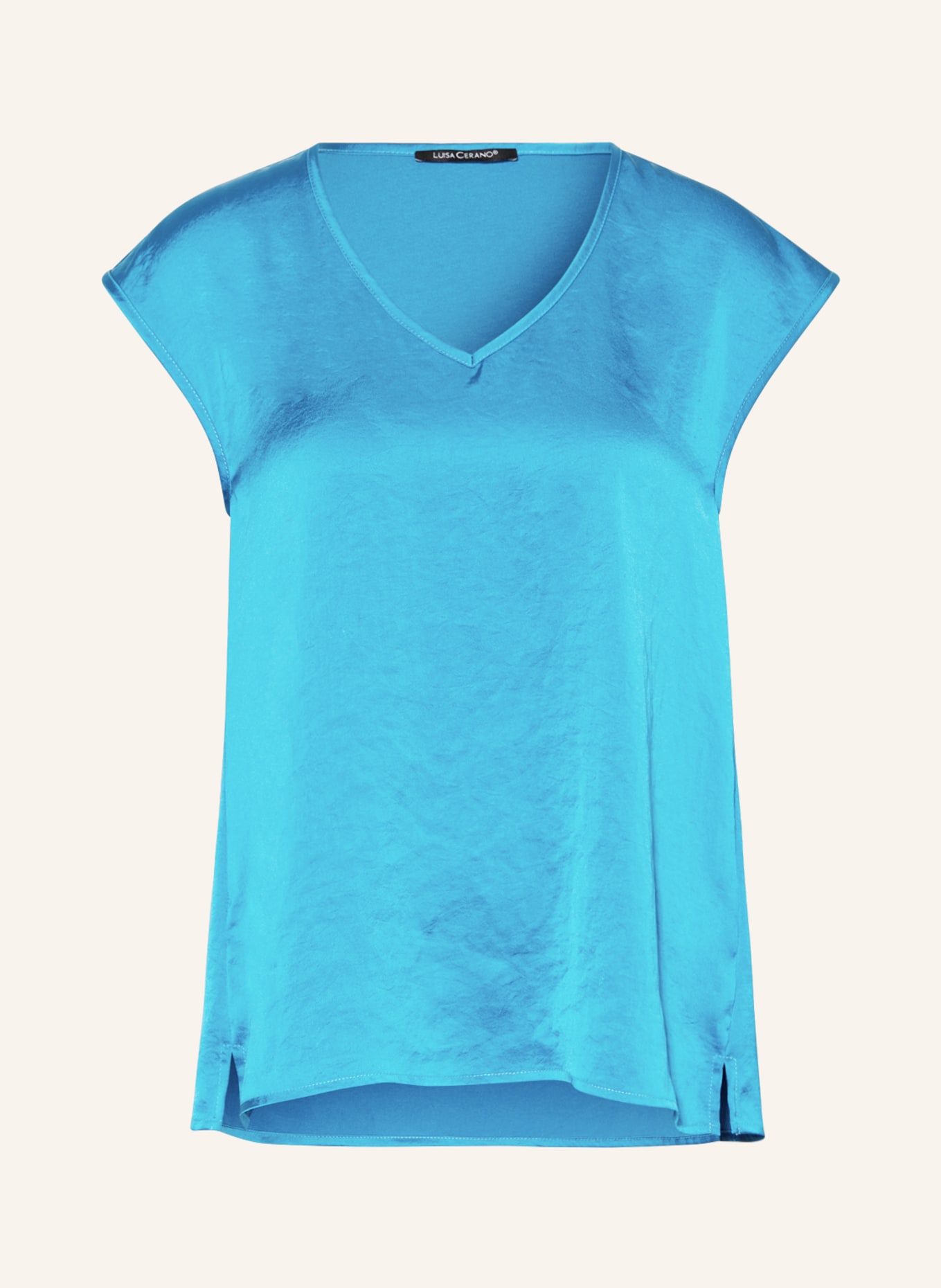 LUISA CERANO Blusenshirt, Farbe: TÜRKIS (Bild 1)