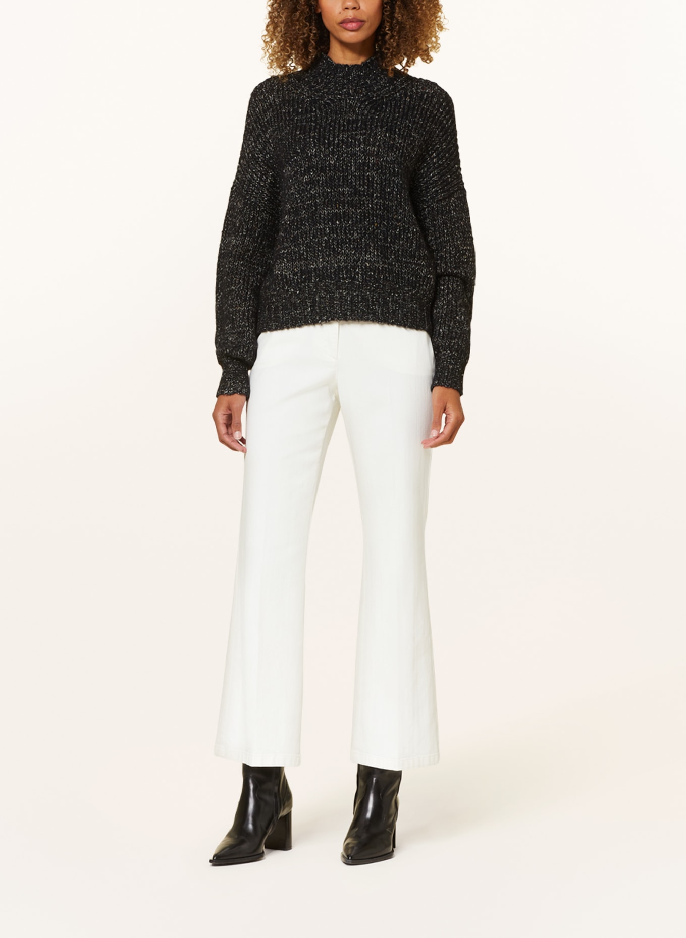 LUISA CERANO Flared jeans, Color: 108 off-white (Image 2)