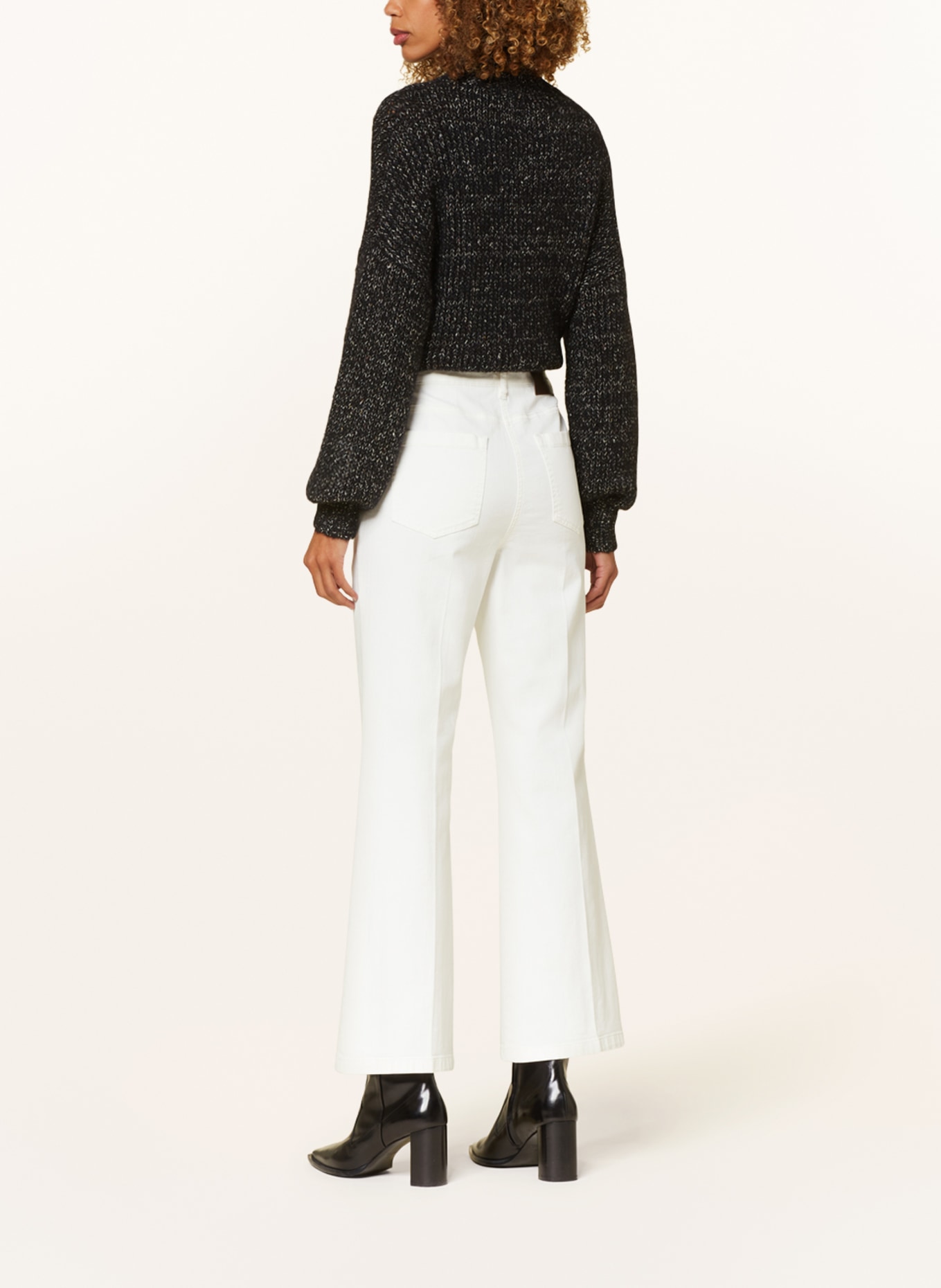 LUISA CERANO Flared jeans, Color: 108 off-white (Image 3)